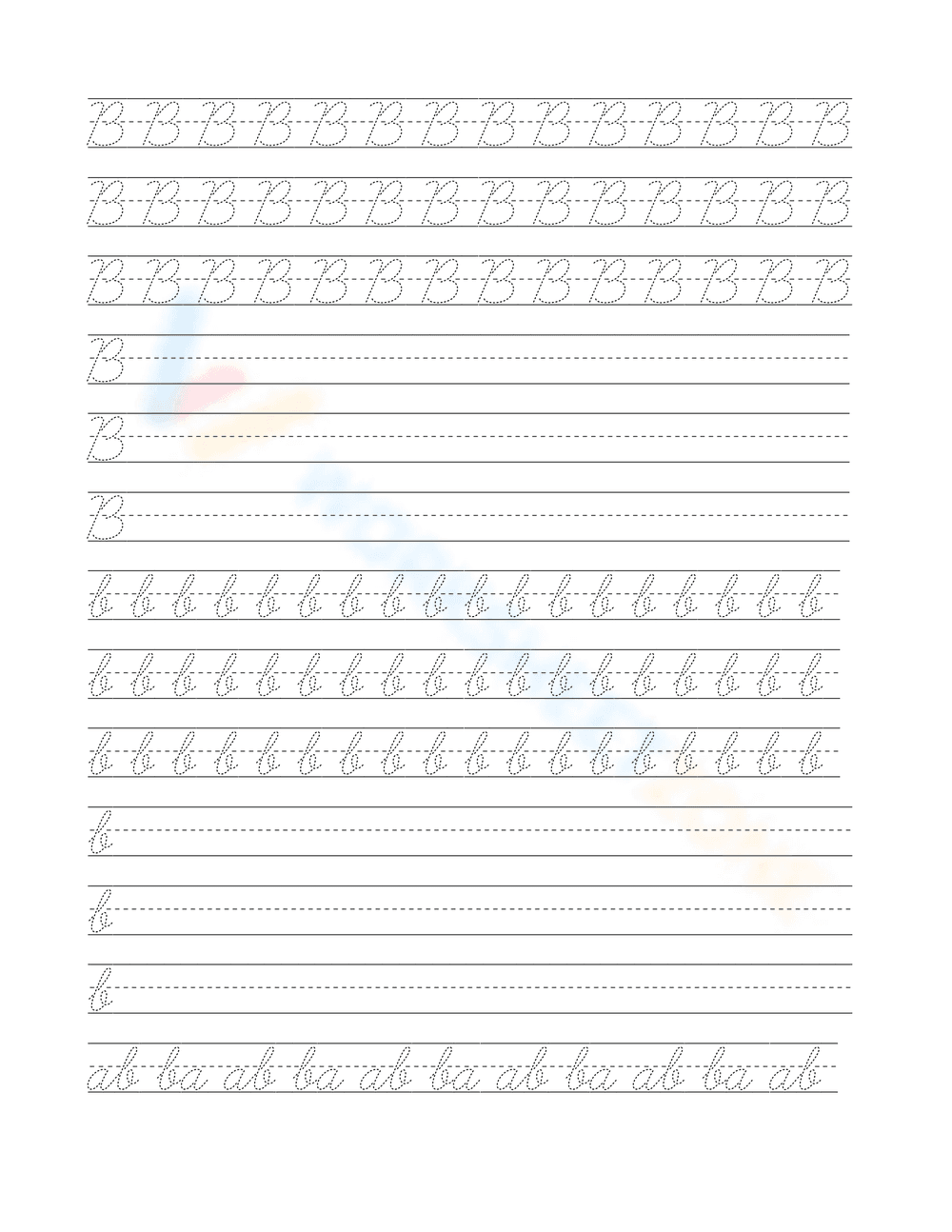 Grade 1-2 Cursive Handwriting — Printable No-Prep Guide - Page 2