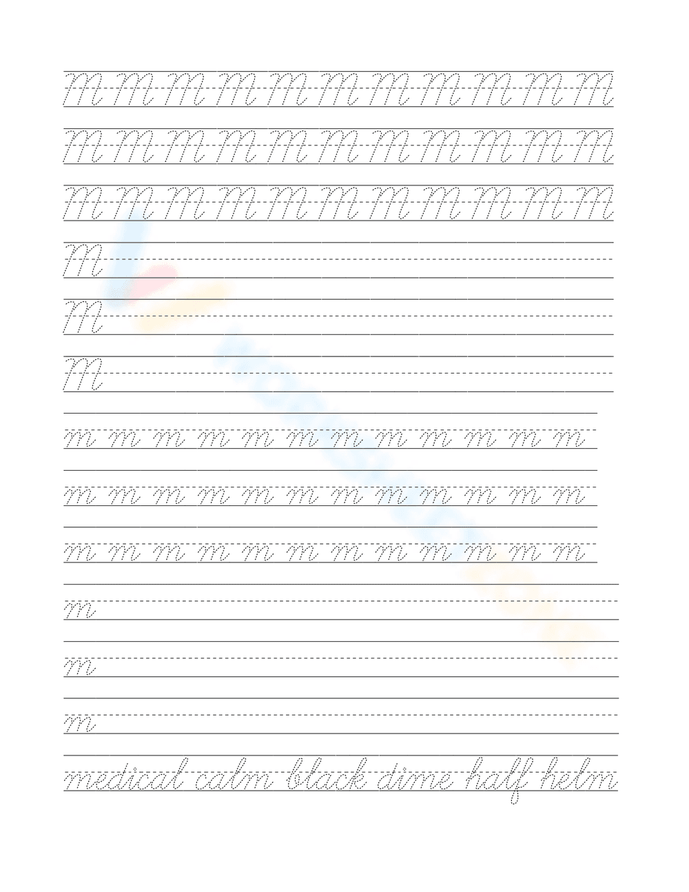 Grade 1-2 Cursive Handwriting — Printable No-Prep Guide - Page 13