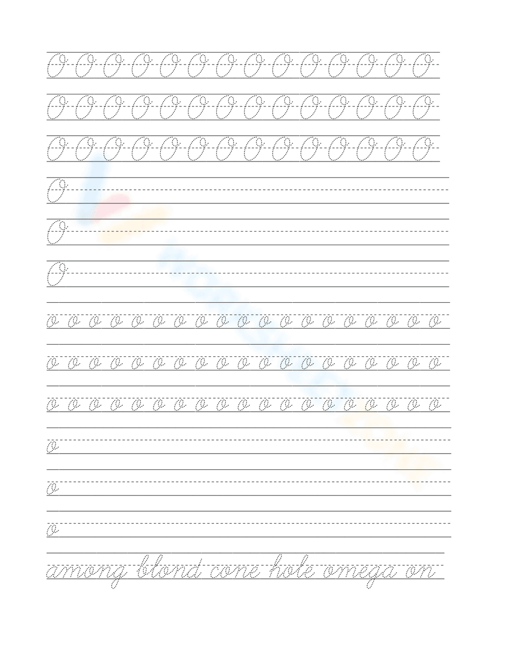 Grade 1-2 Cursive Handwriting — Printable No-Prep Guide - Page 15