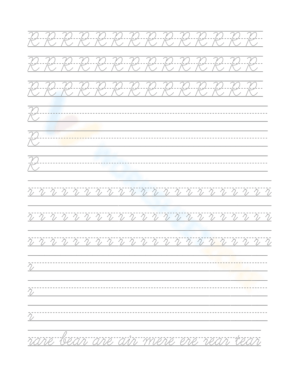 Grade 1-2 Cursive Handwriting — Printable No-Prep Guide - Page 18