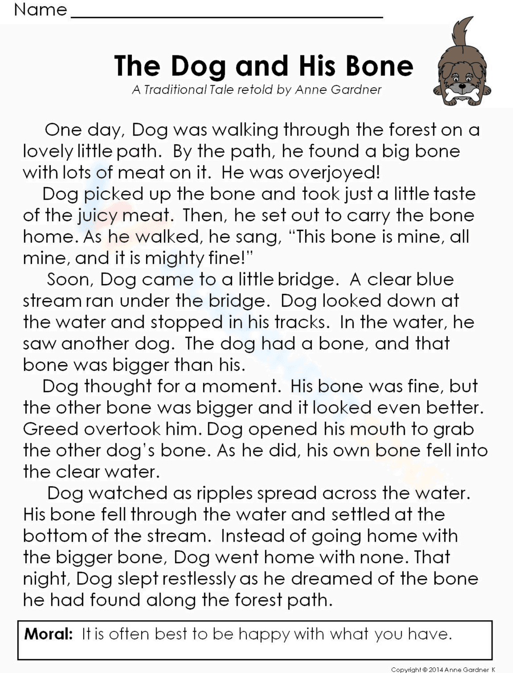 The Dog and His Bone: Exploring Moral Stories - Page 2