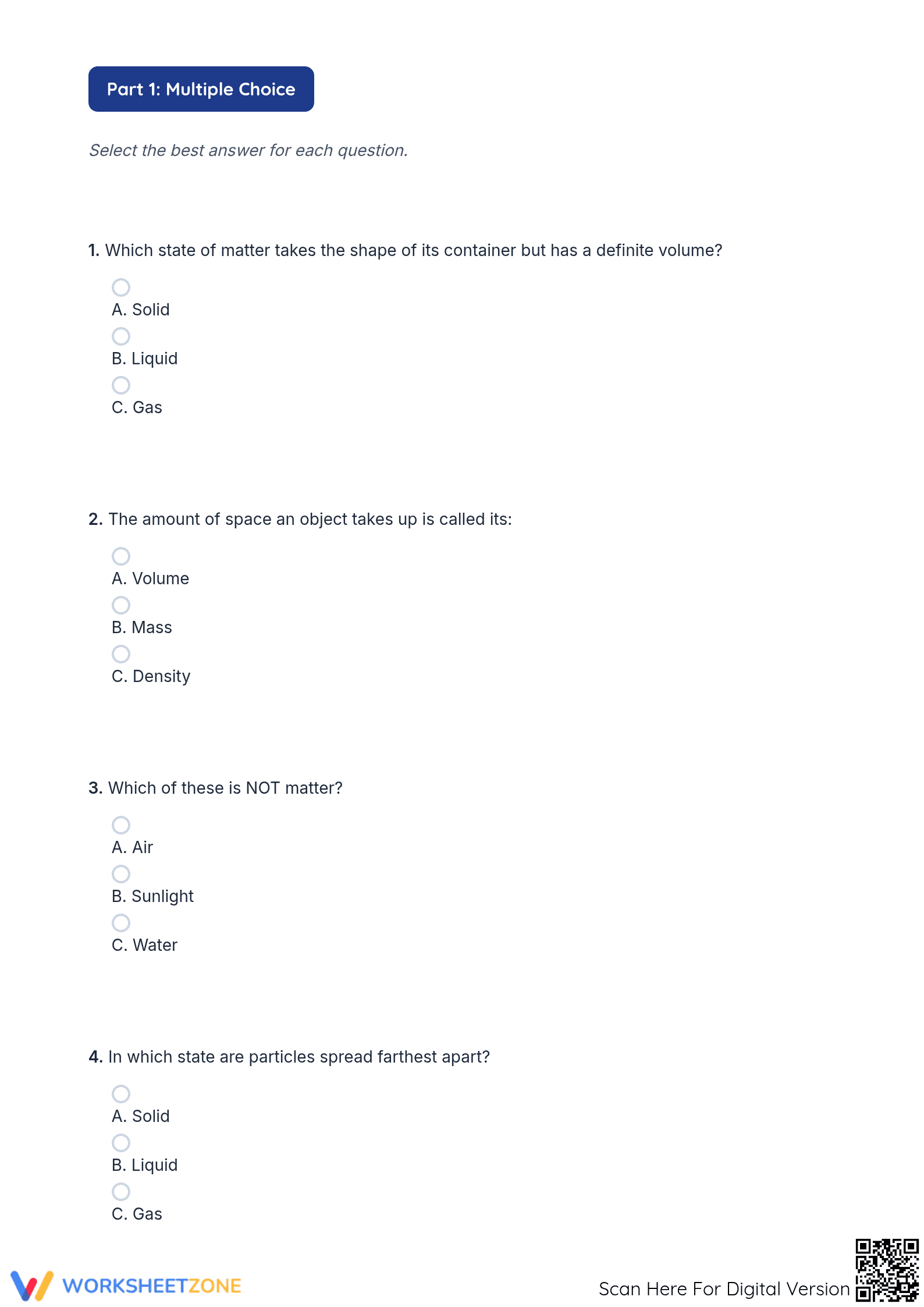 What's the Matter? Worksheet - Page 2