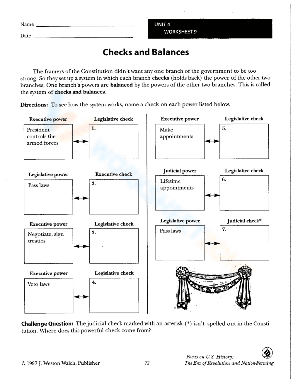 The System of Checks and Balances: Civics Study - Page 4