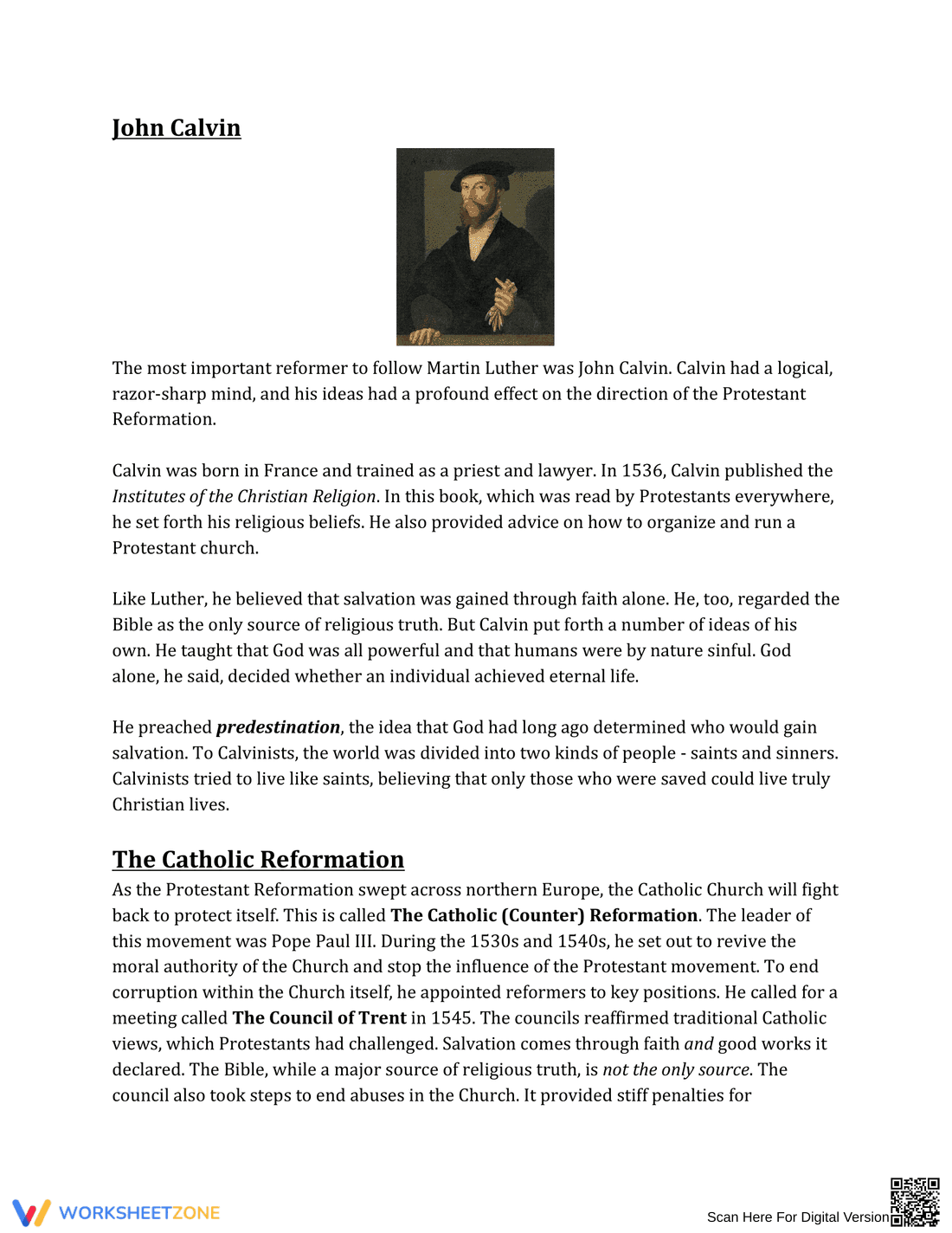 Protestant Reformation: A Historical Overview - Page 5