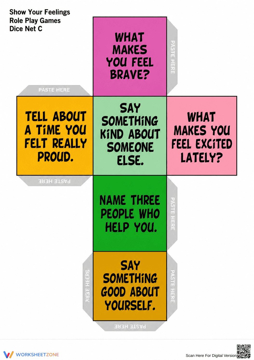 Essential Role Play Games: Show Your Feelings | Grade 12 - Page 5