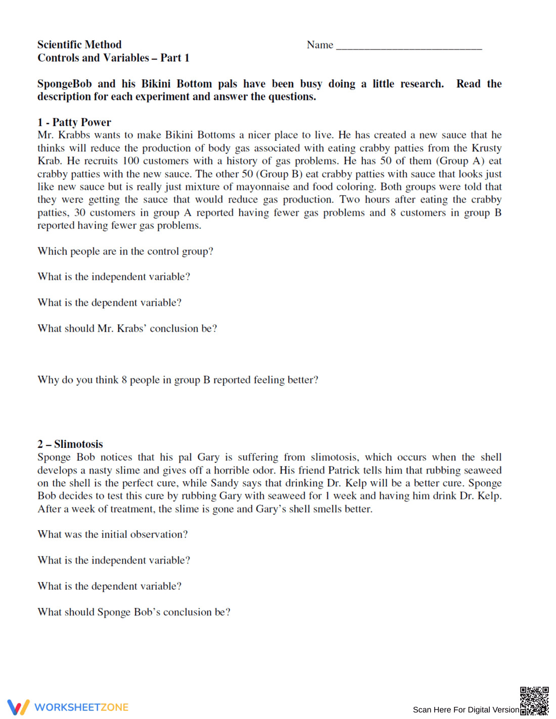 Identify Variables in Experiments - Page 3