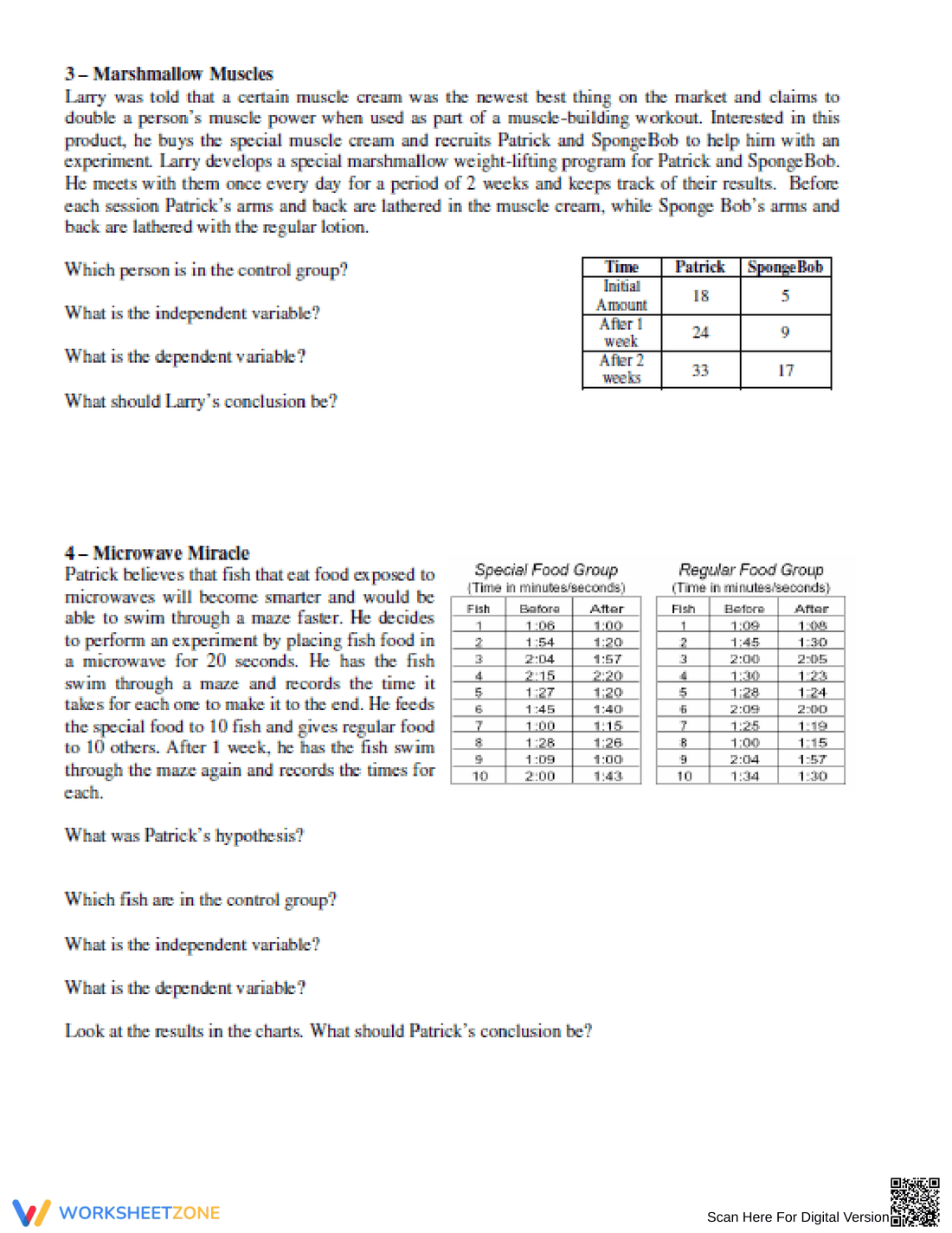Identify Variables in Experiments - Page 4