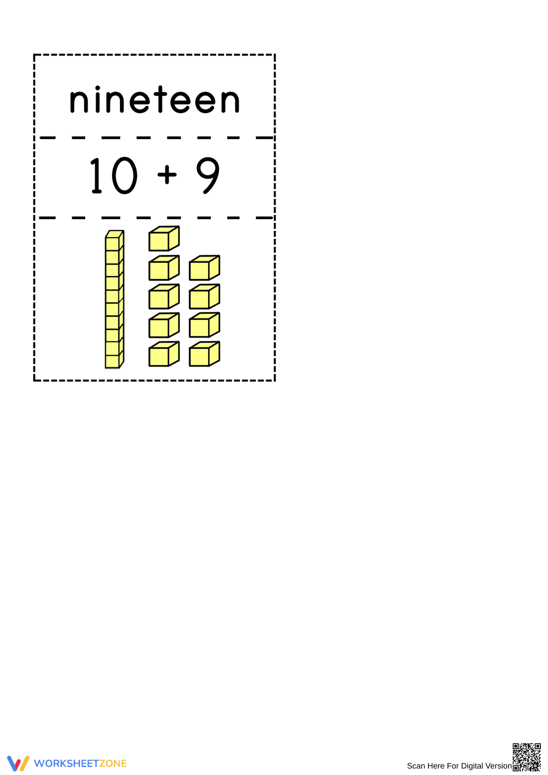 Matching Teen Numbers Worksheet - Page 3