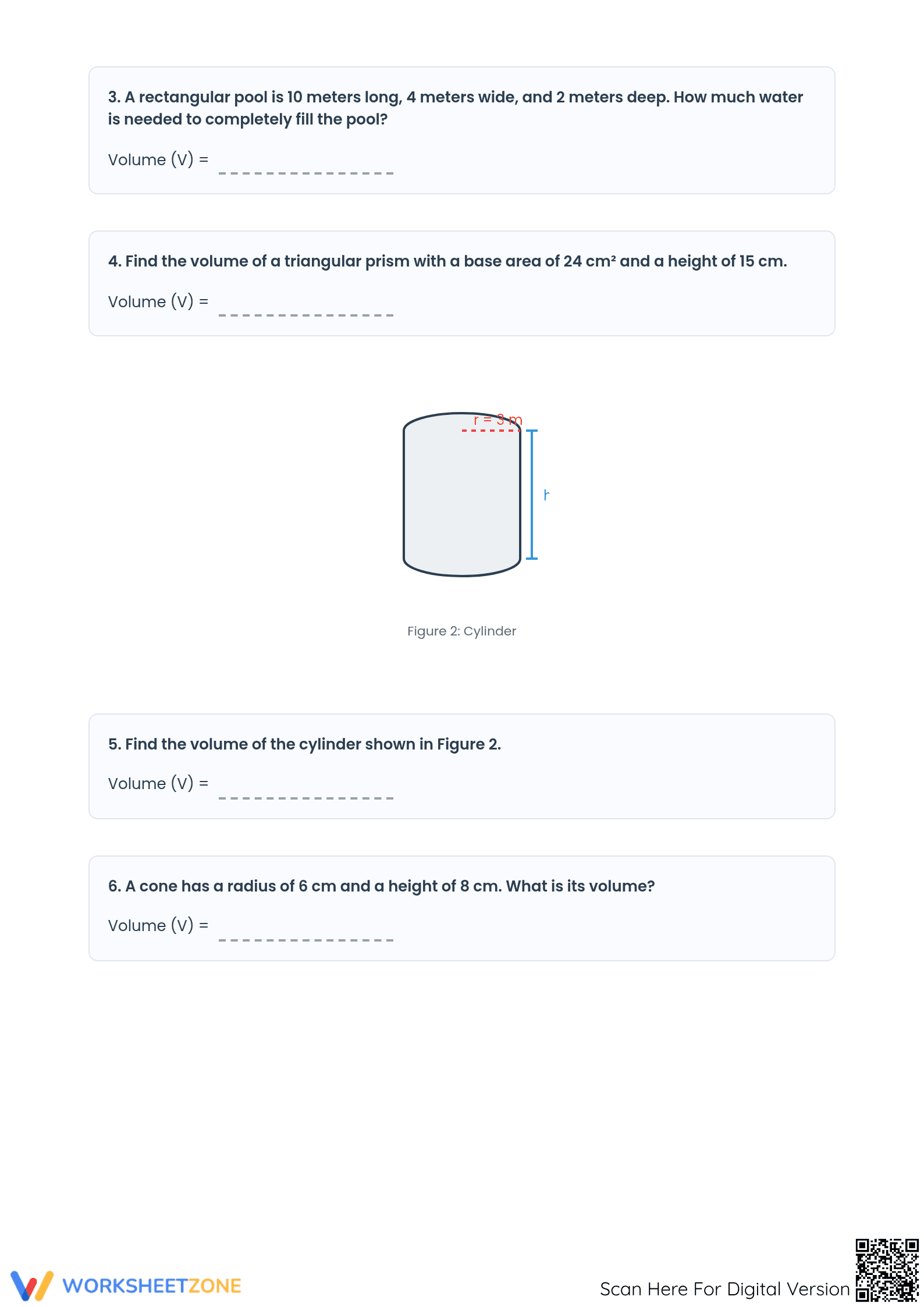 Essential Volume and Surface Area Worksheet | Grade 8 Math - Page 2