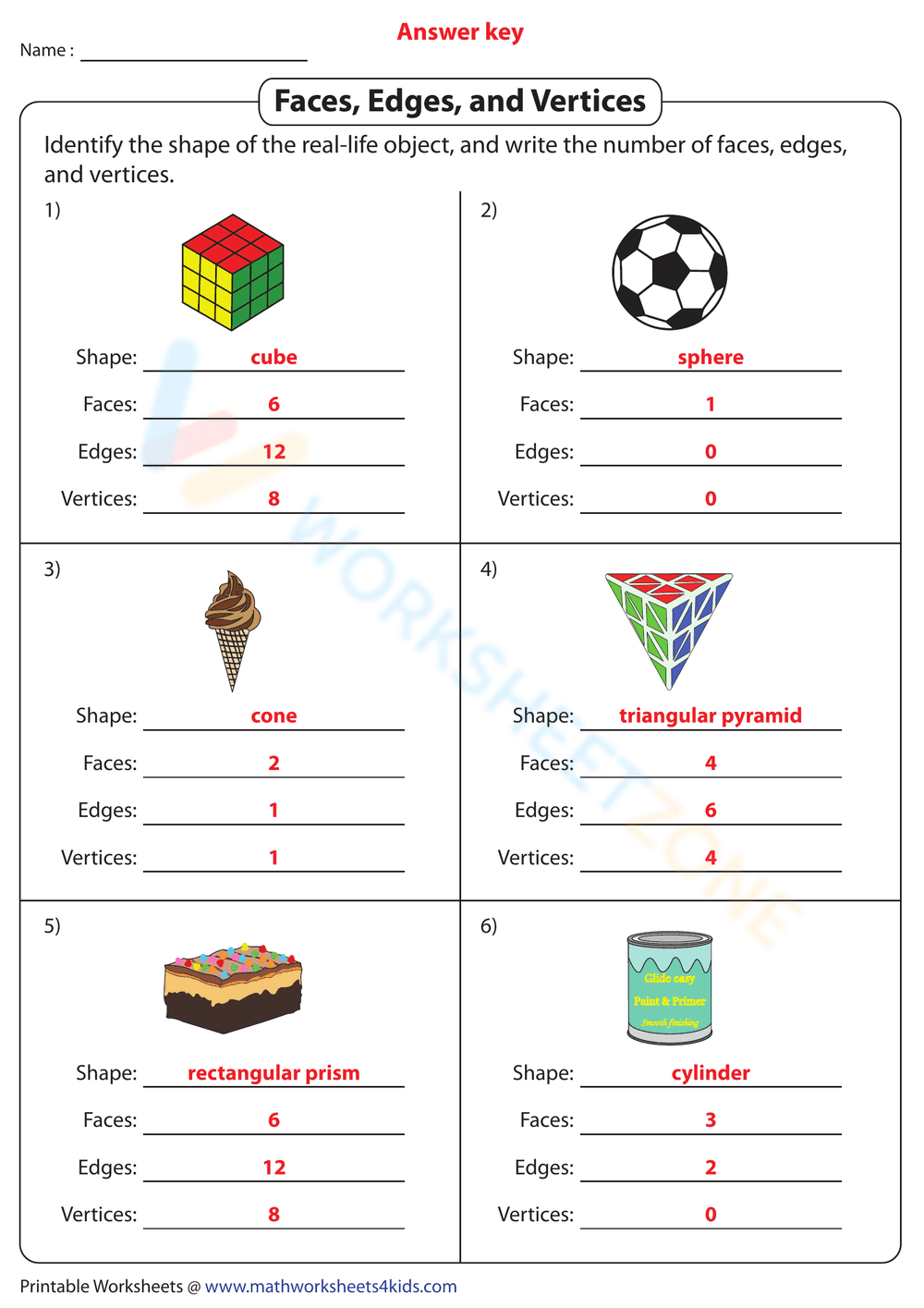 Faces, Edges, and Vertice of real objects - Page 2