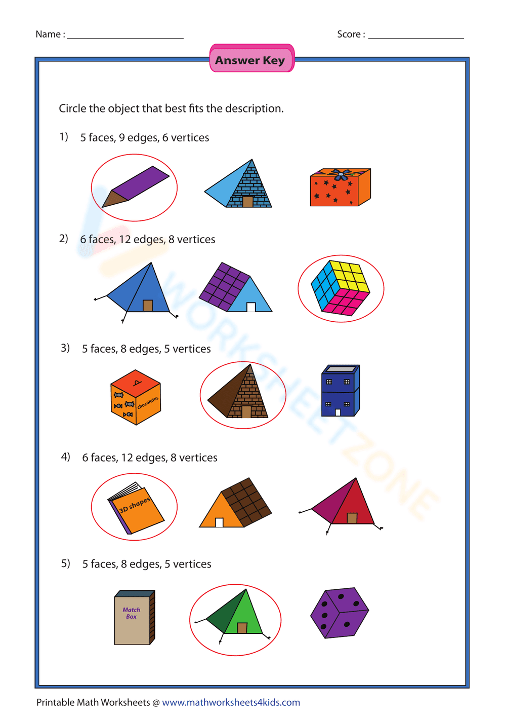 Vertices and Edges worksheet - Page 2