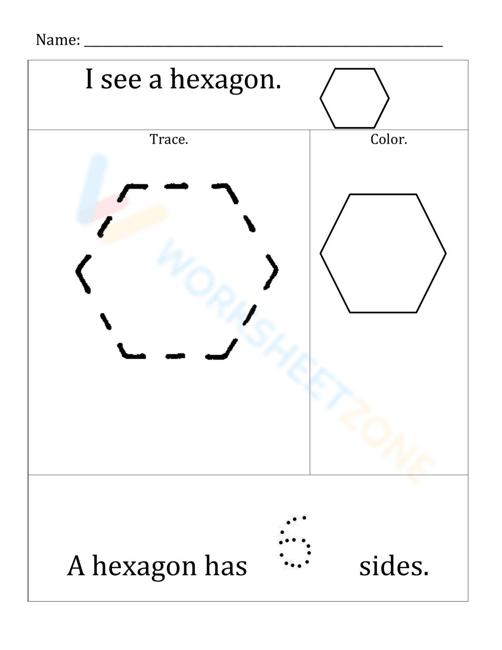 Grade 1 2D Shapes — Printable No-Prep Worksheet - Page 2