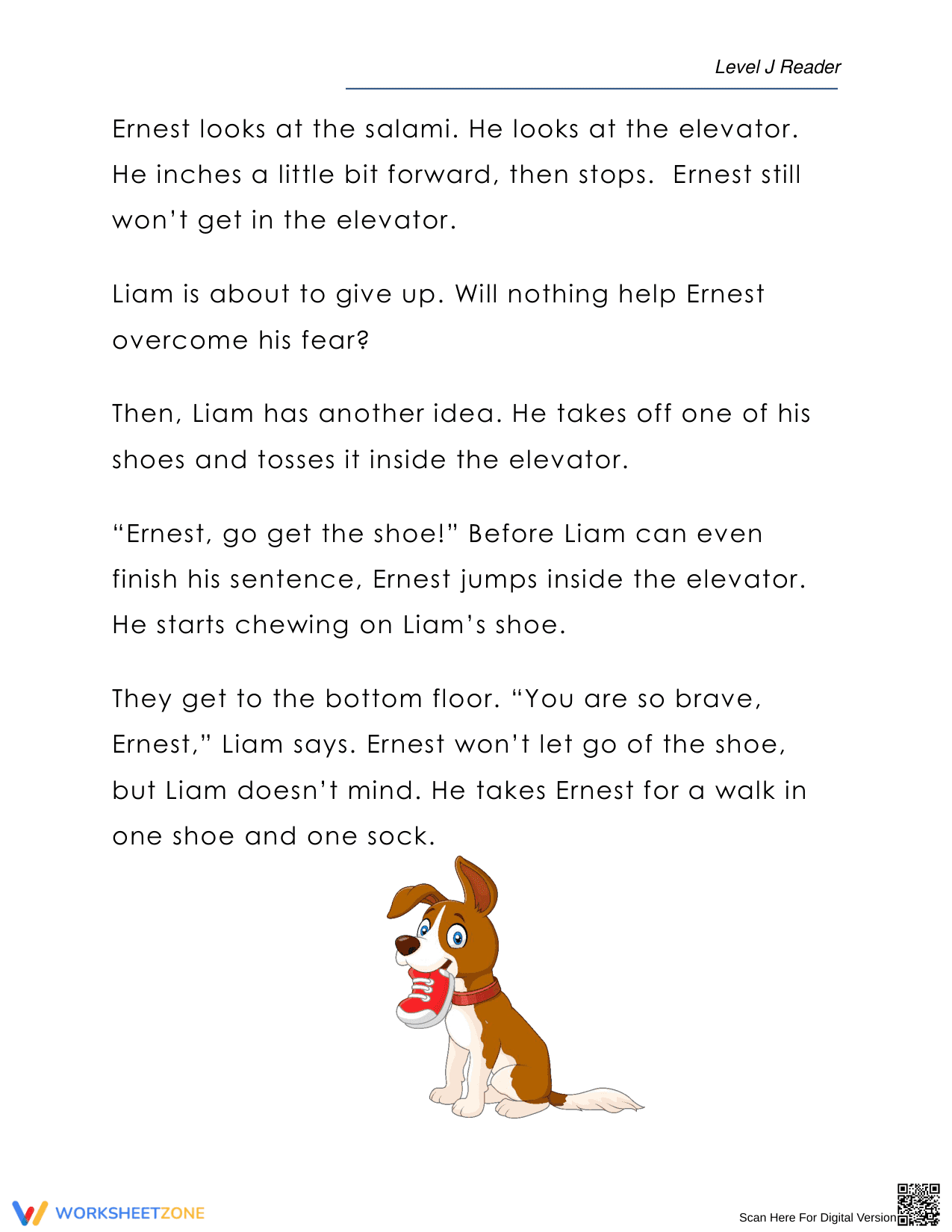 Reading Comprehension: Ernest and the Elevator - Page 3