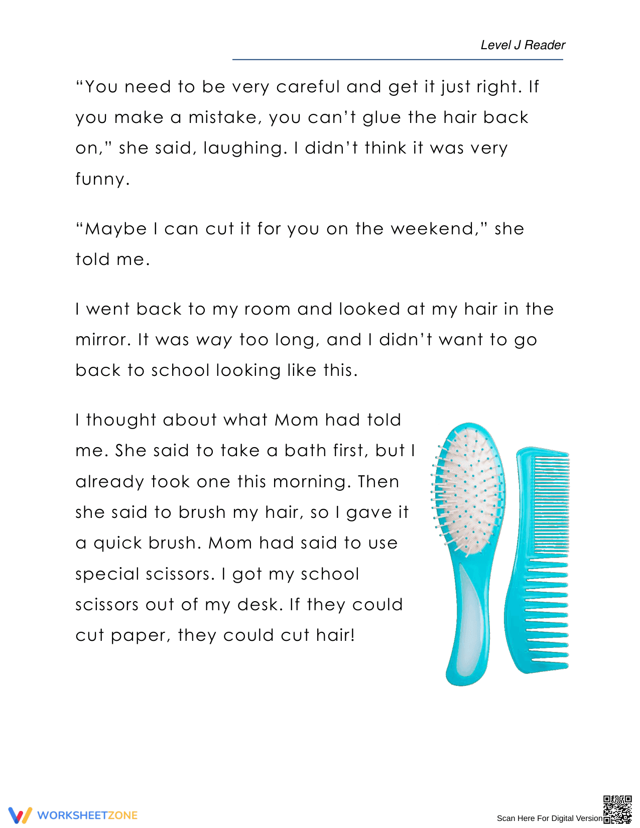Enhance Reading Skills with Engaging Comprehension Worksheet - Page 2