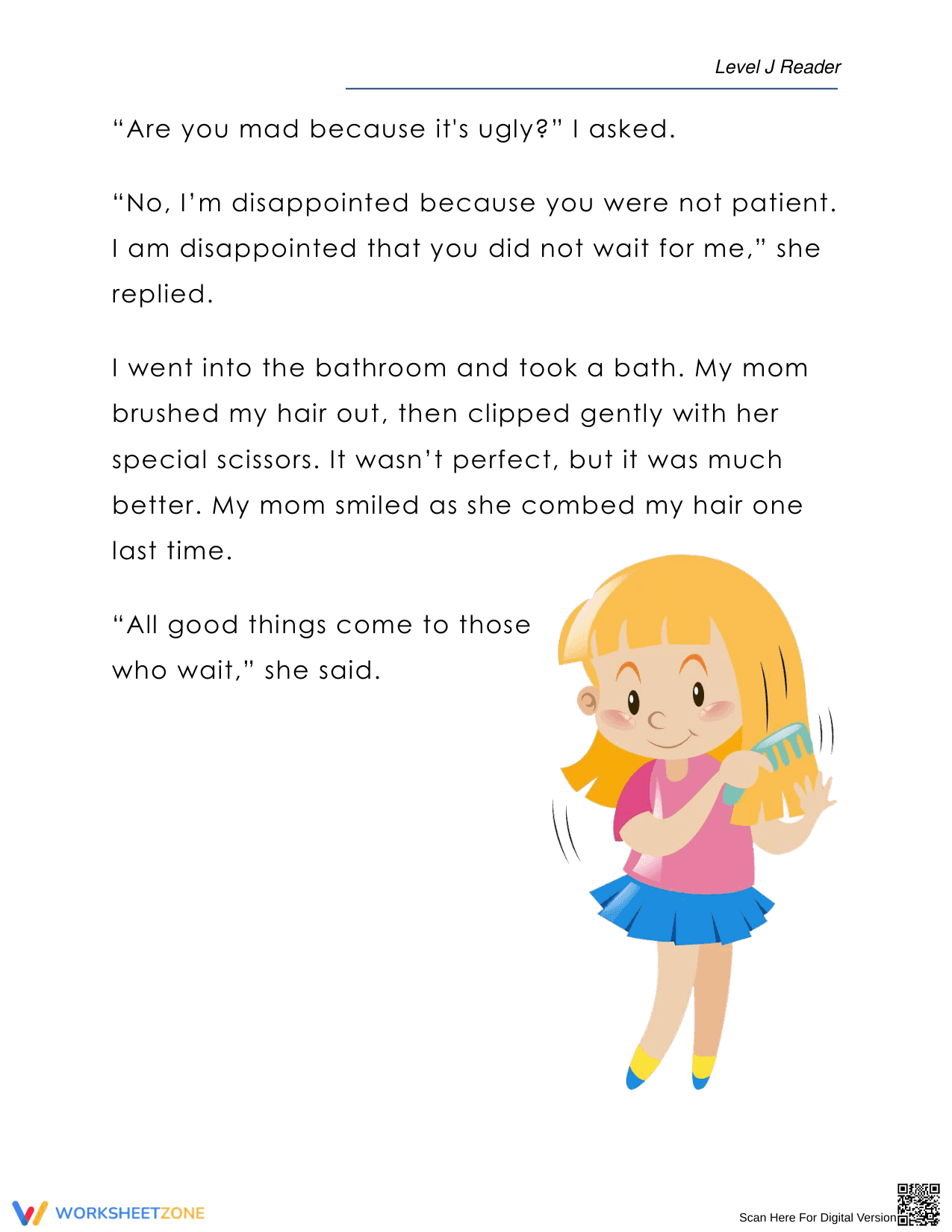 Enhance Reading Skills with Engaging Comprehension Worksheet - Page 4