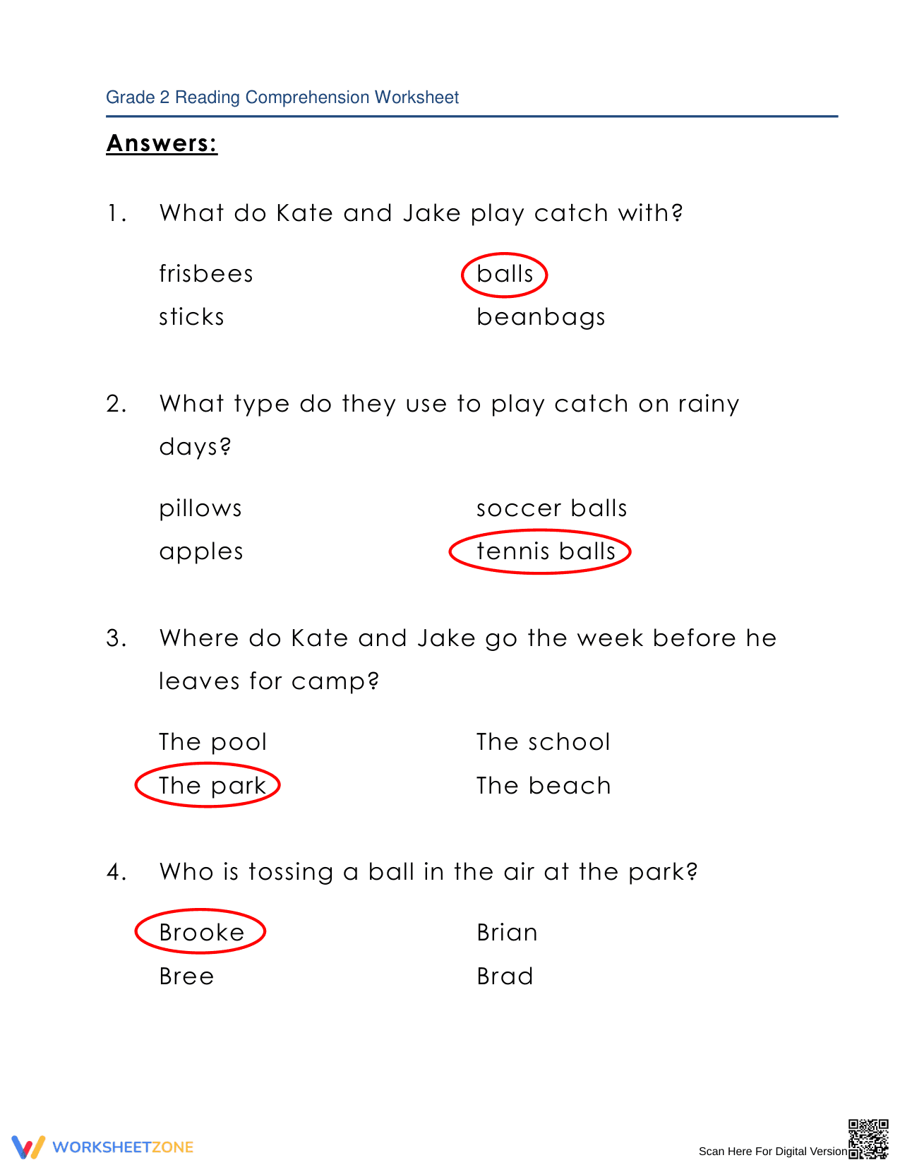 Playing Catch: Enhance Reading Skills with Fun Stories - Page 3