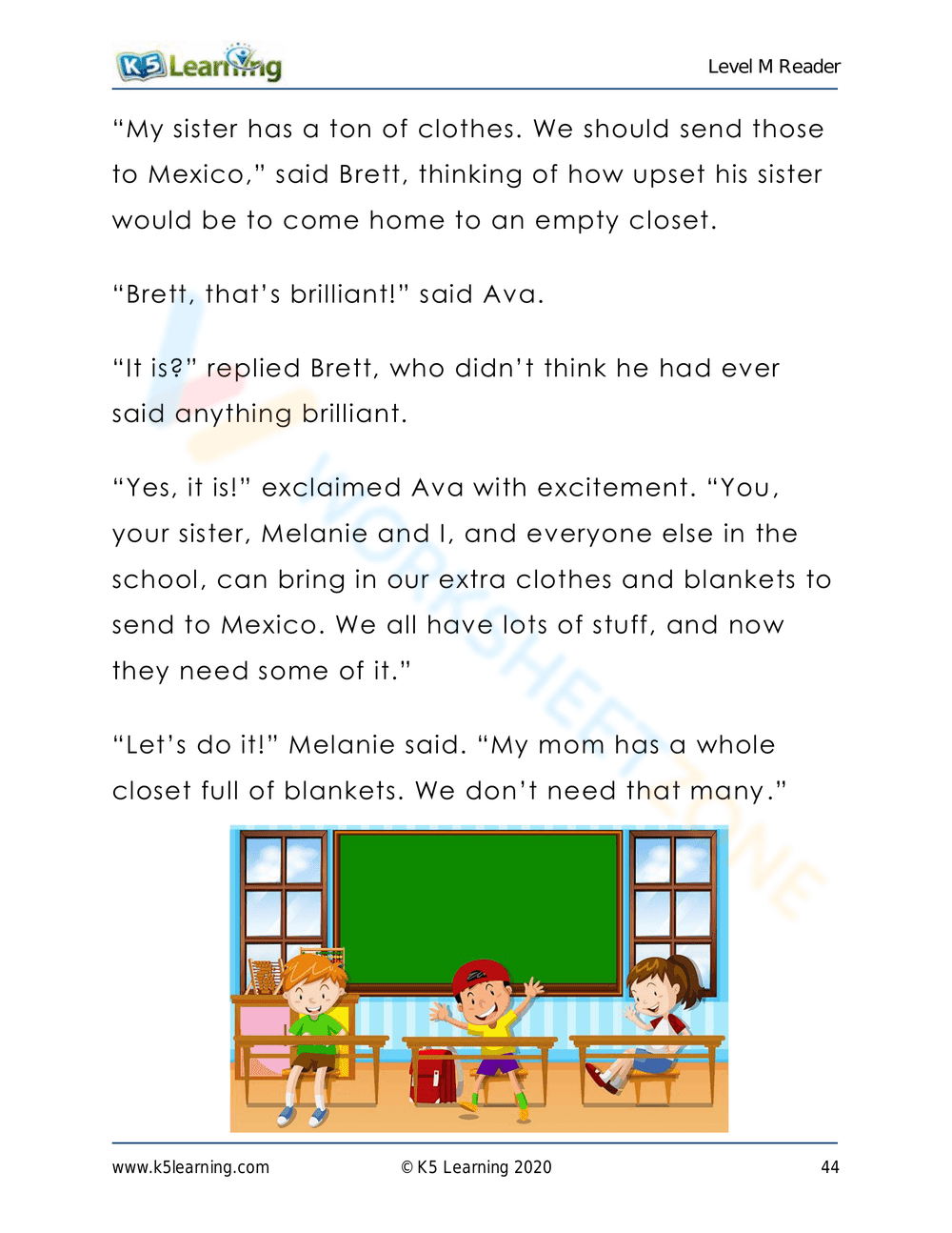 The Blanket Drive: A Reading Comprehension Worksheet - Page 2