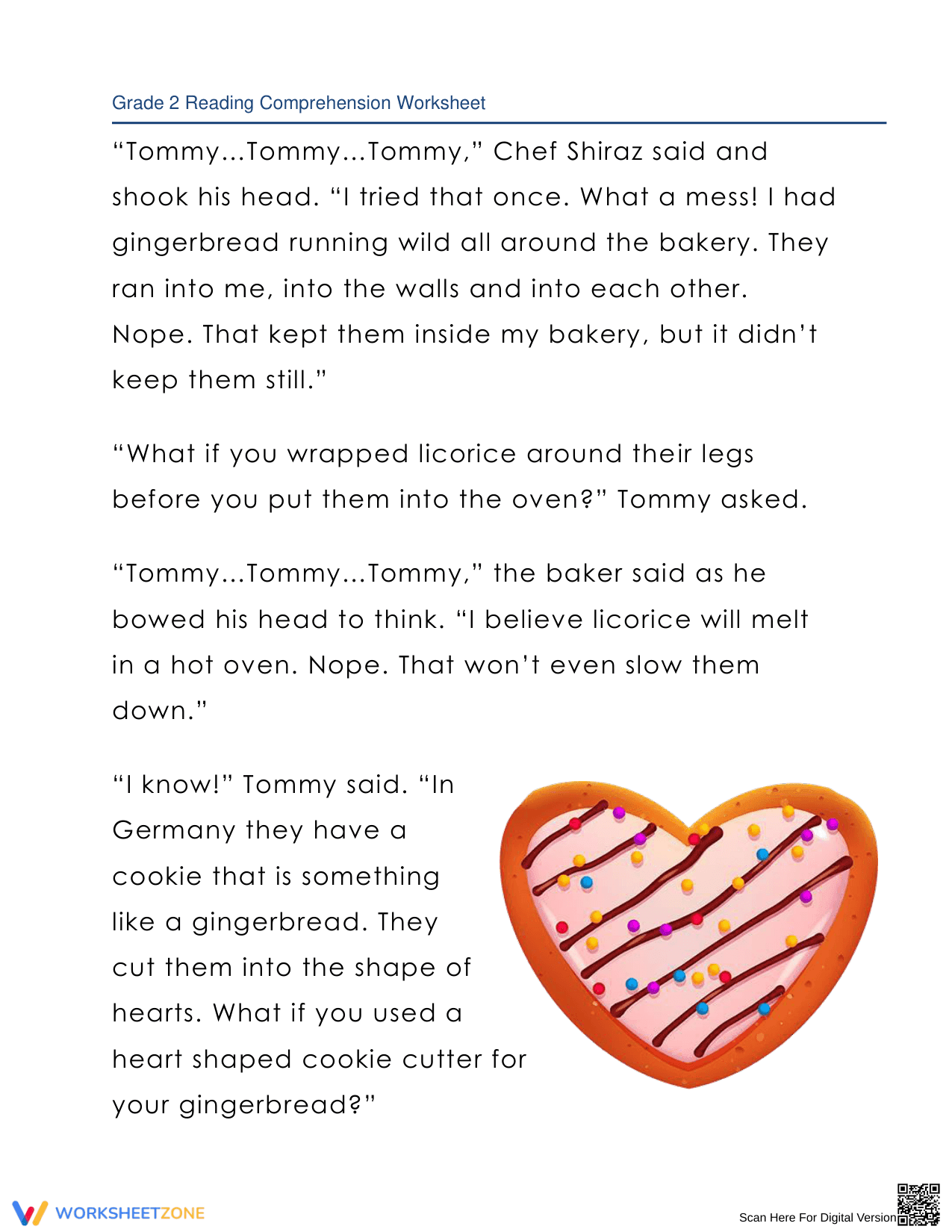 How to Catch a Cookie: A Reading Comprehension Story - Page 3