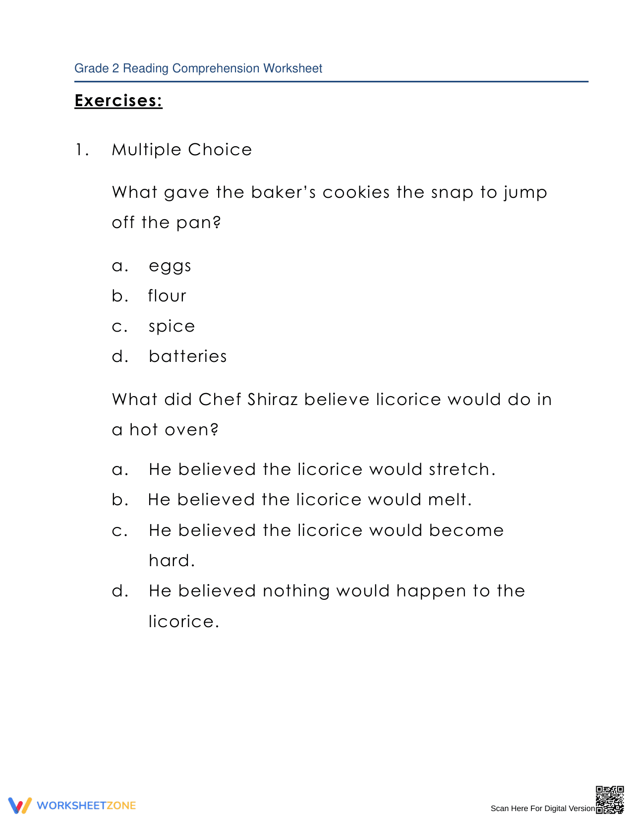 How to Catch a Cookie: A Reading Comprehension Story - Page 5