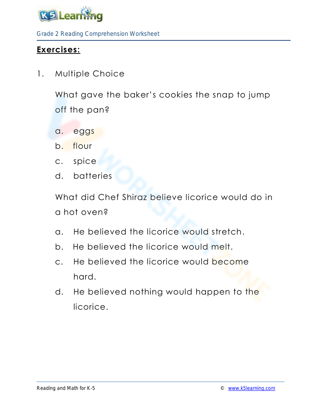 How to Catch a Cookie: A Reading Comprehension Story - Page 5