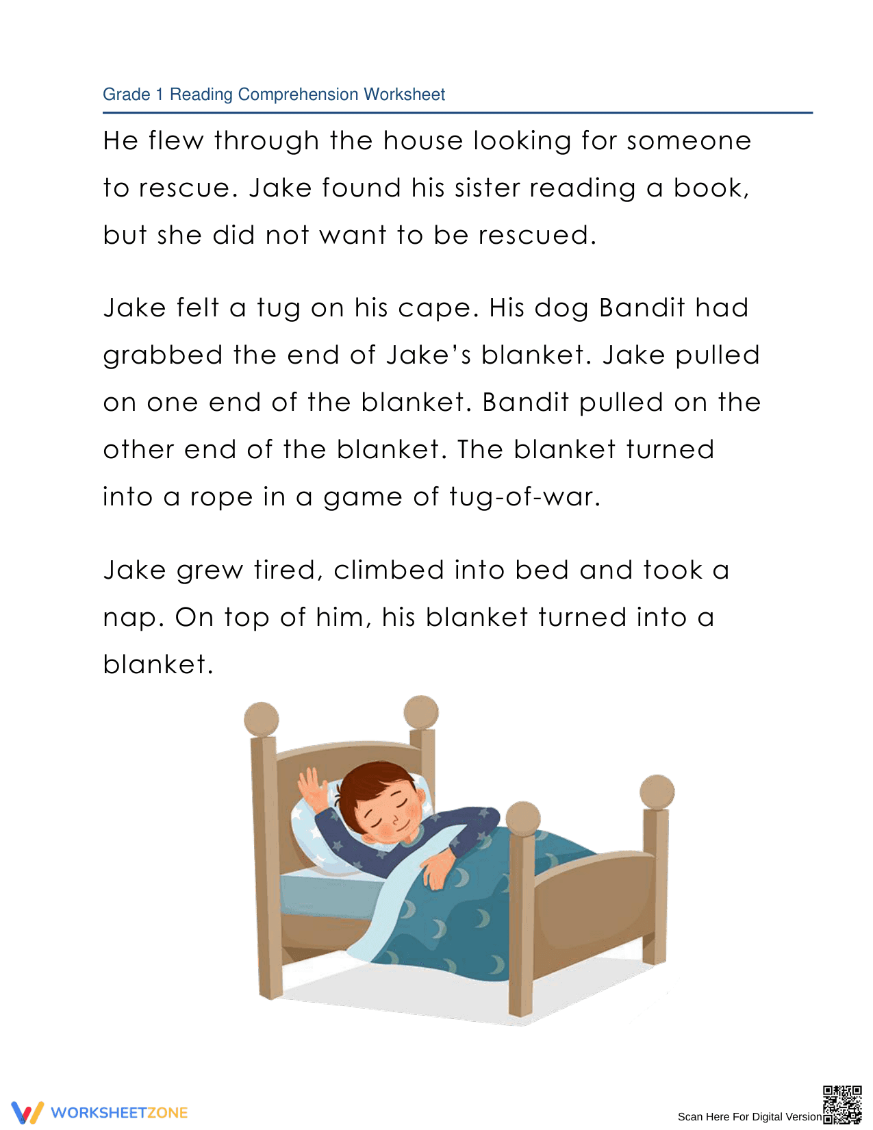 Blanket Adventures: A Cozy Reading Comprehension Story - Page 3