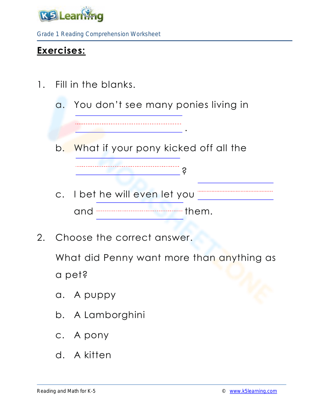 Penny's Pet Problem: Reading Comprehension Adventure - Page 4