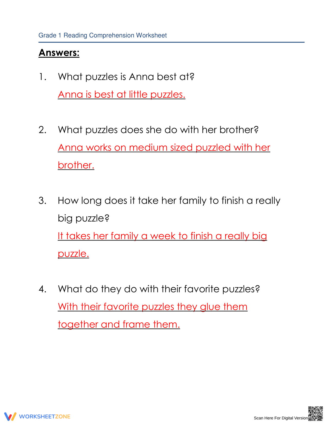 A Puzzle a Day: Logic and Reading Comprehension Fun - Page 3