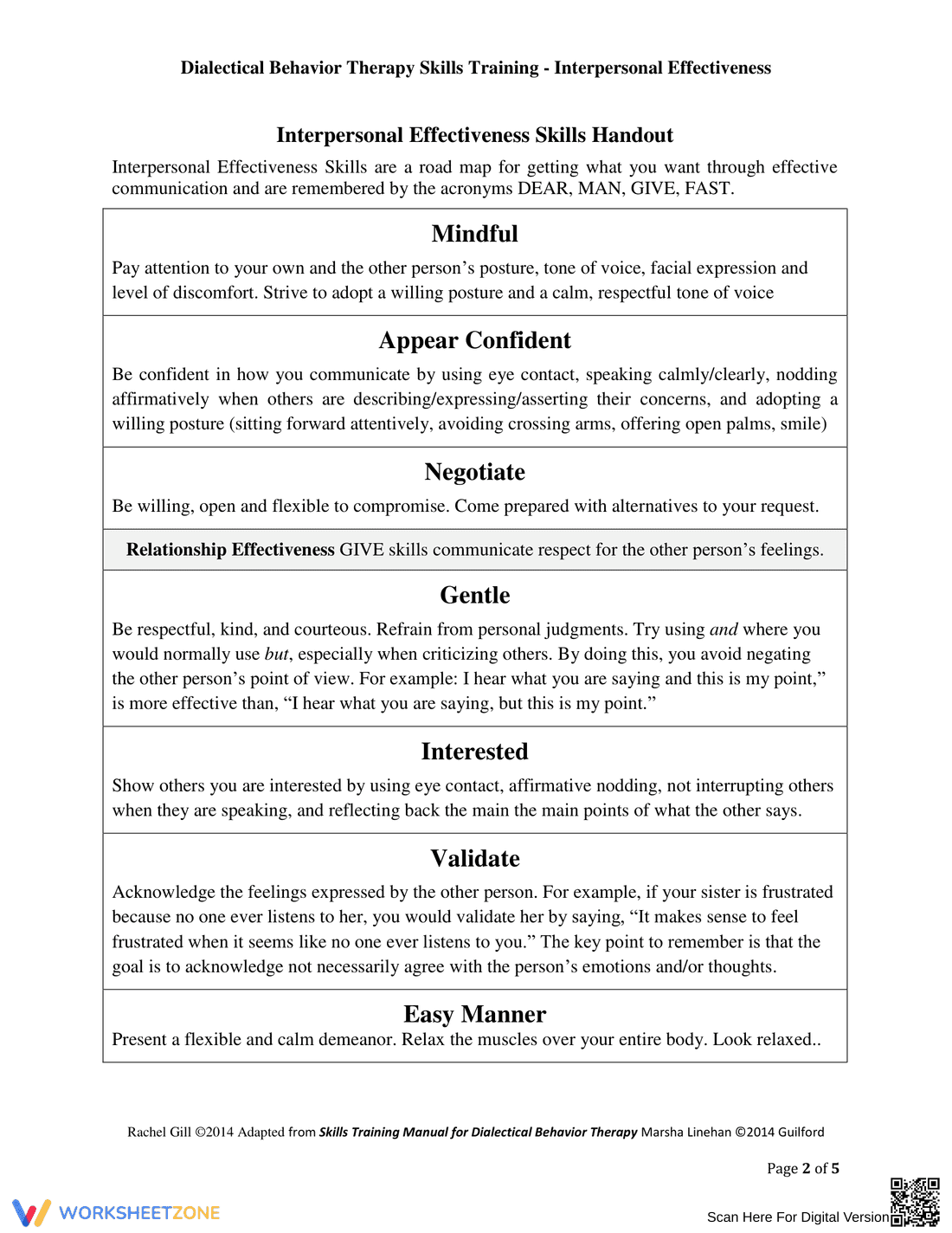 Updated DEAR MAN Communication Skills - Page 2