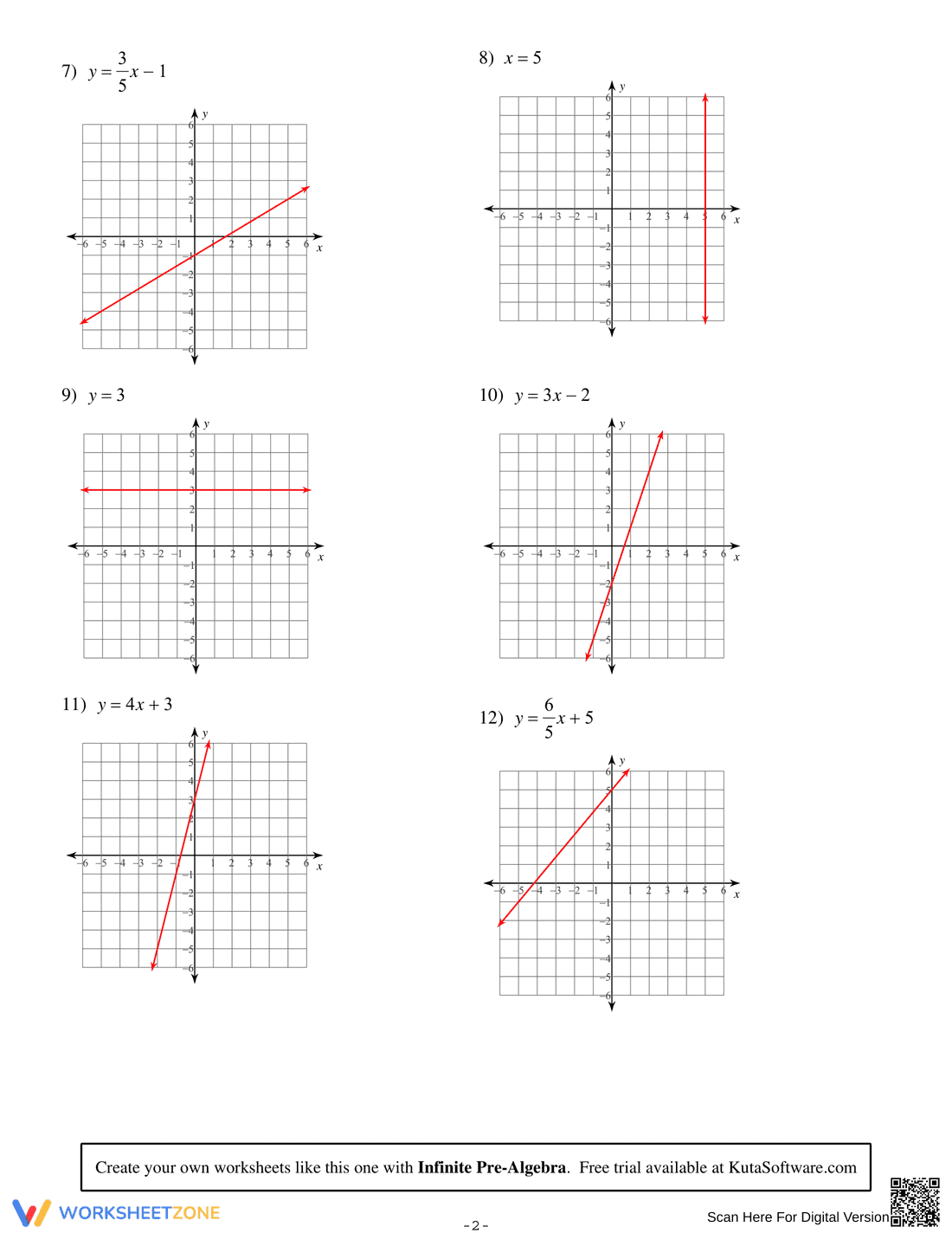 Updated Slope-Intercept Form Practice - Page 4