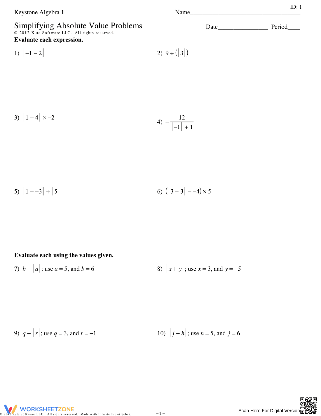 Mastering Exponent Rules Worksheet - Page 4