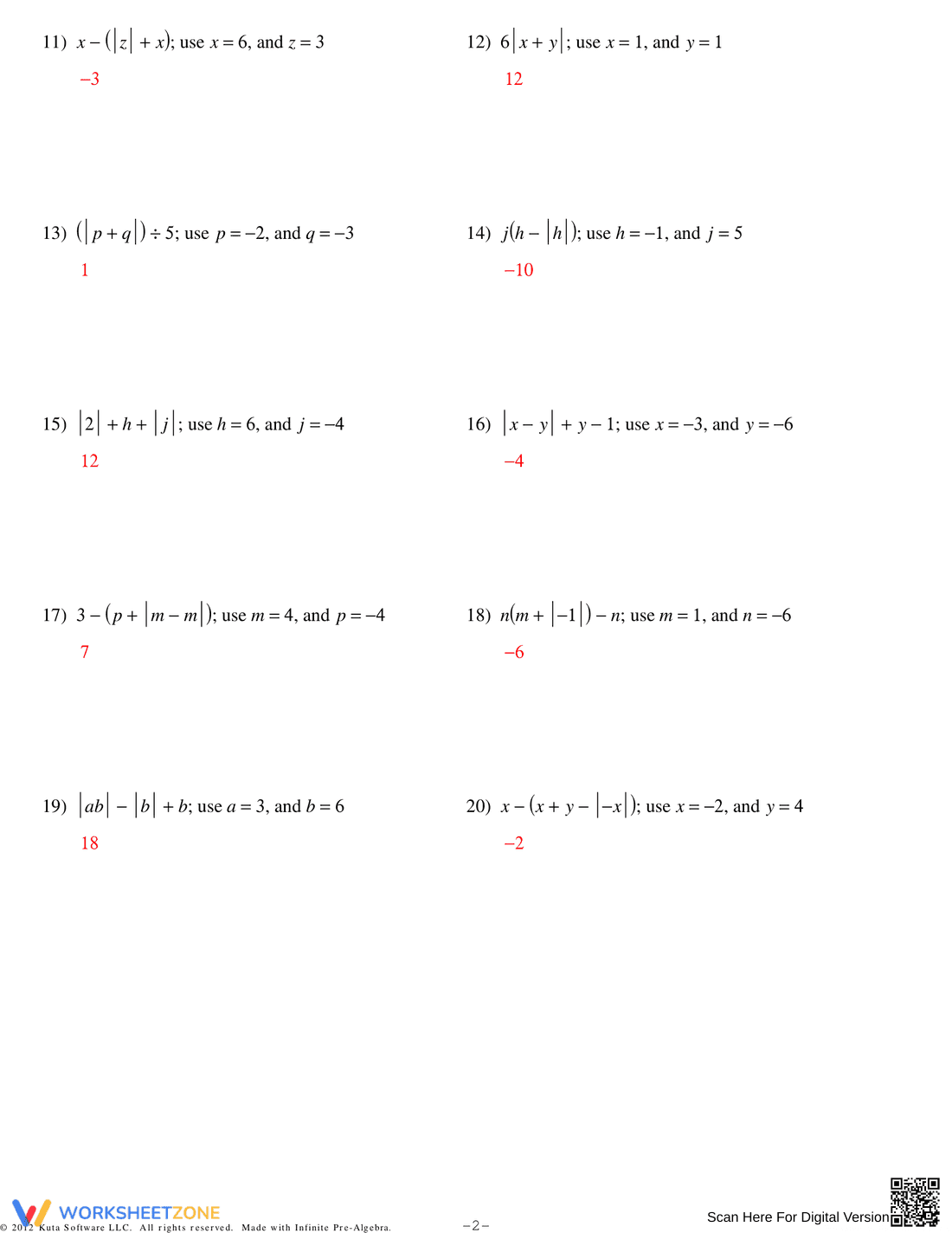 Mastering Exponent Rules Worksheet - Page 7