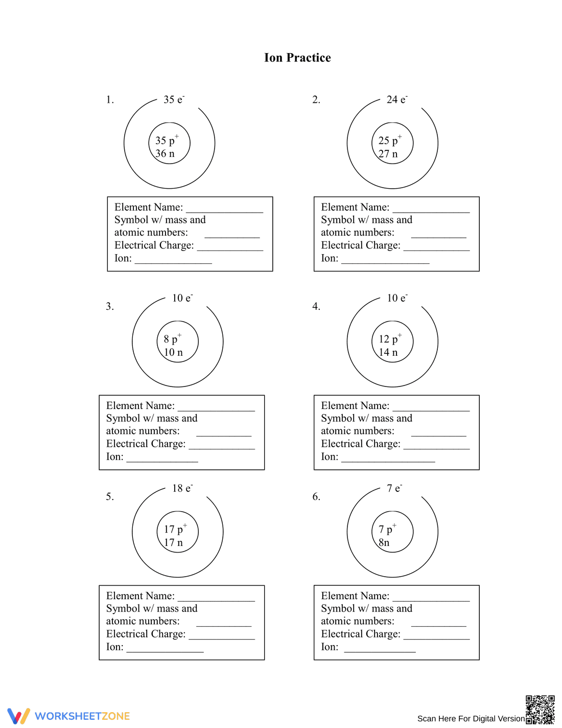 Explore Isotopes and Ions - Page 2