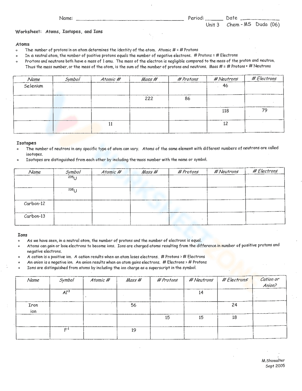 Discover Atoms, Ions, & Isotopes - Page 2
