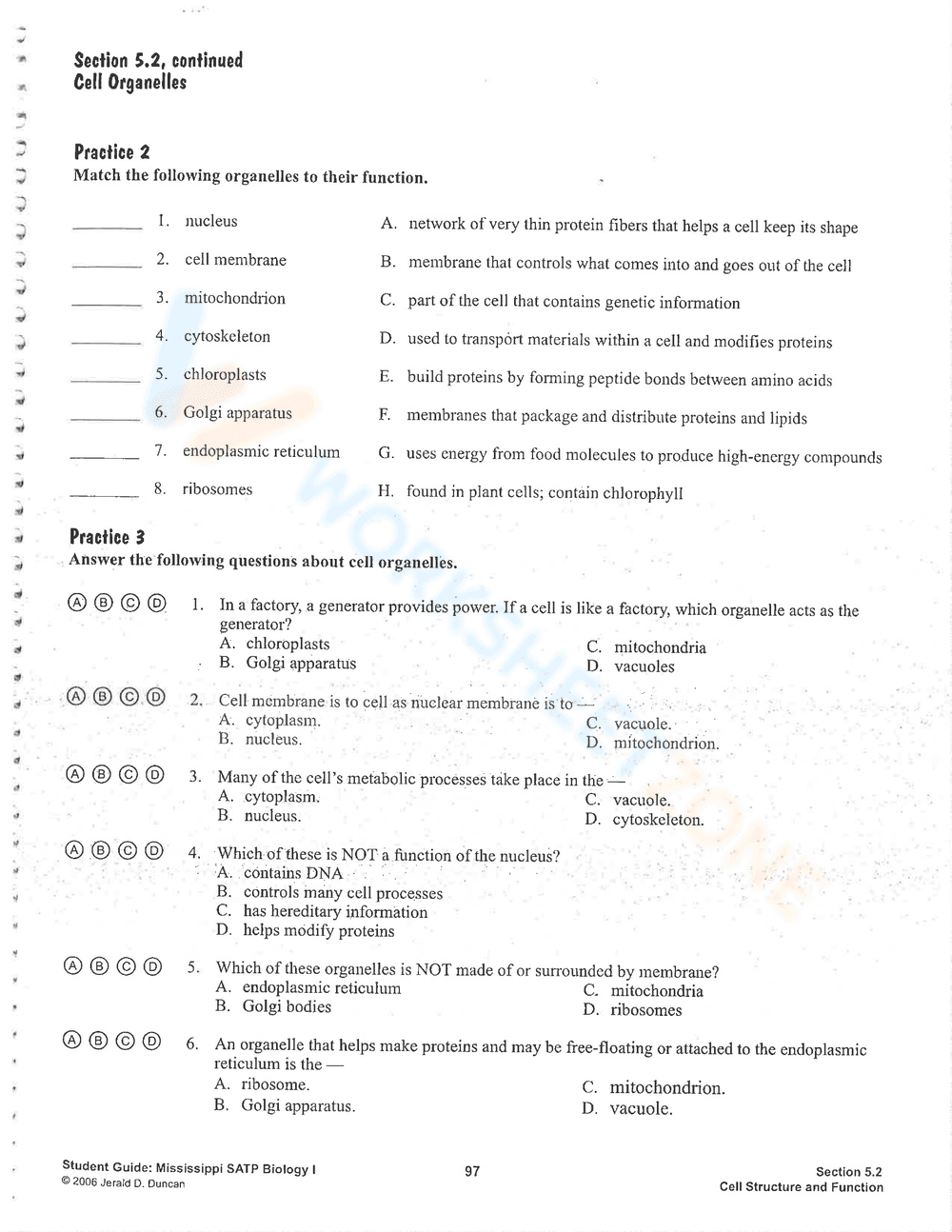 Explore Cell Structure and Function - Page 5