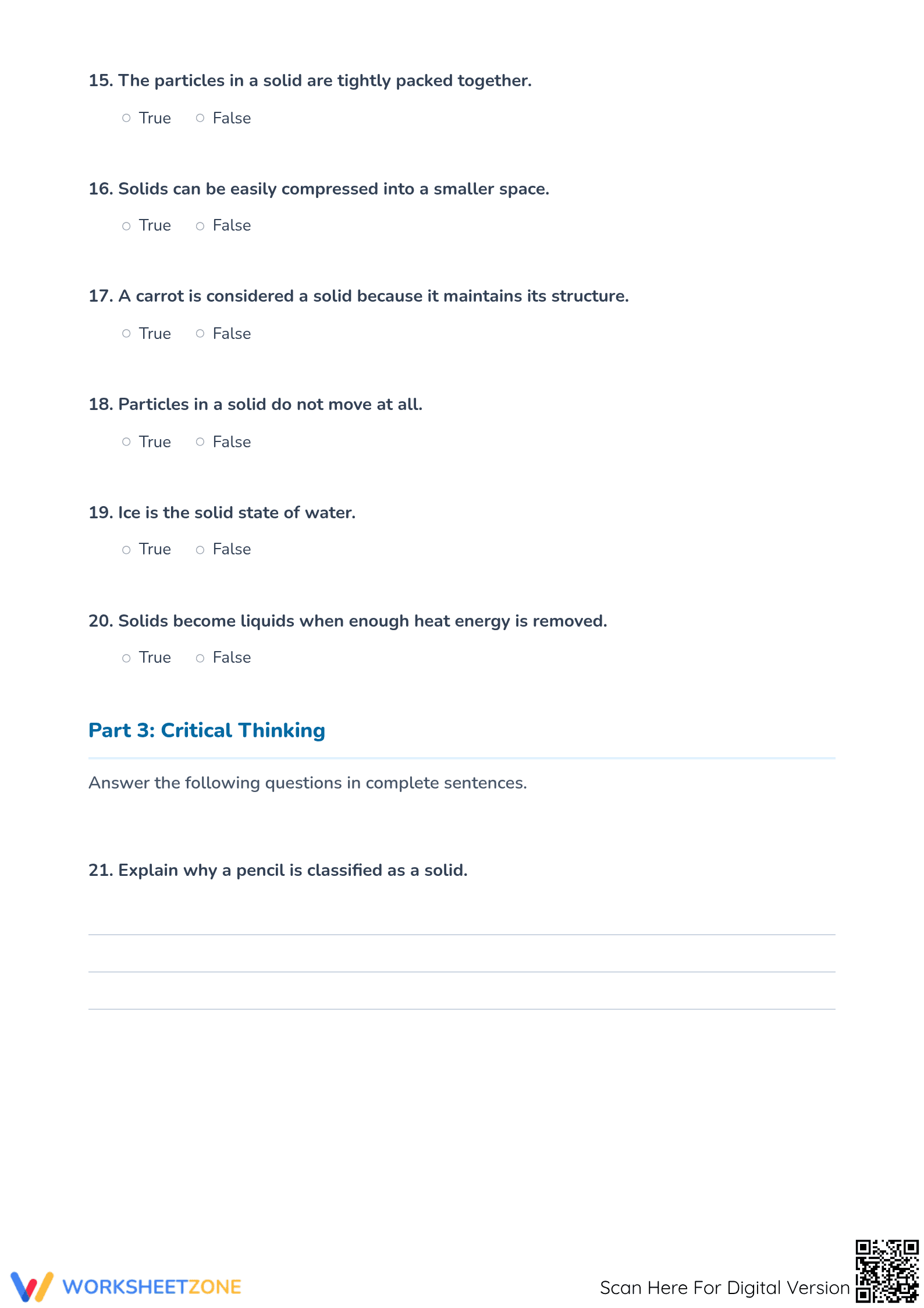 Identify and Circle the Solids - Page 3