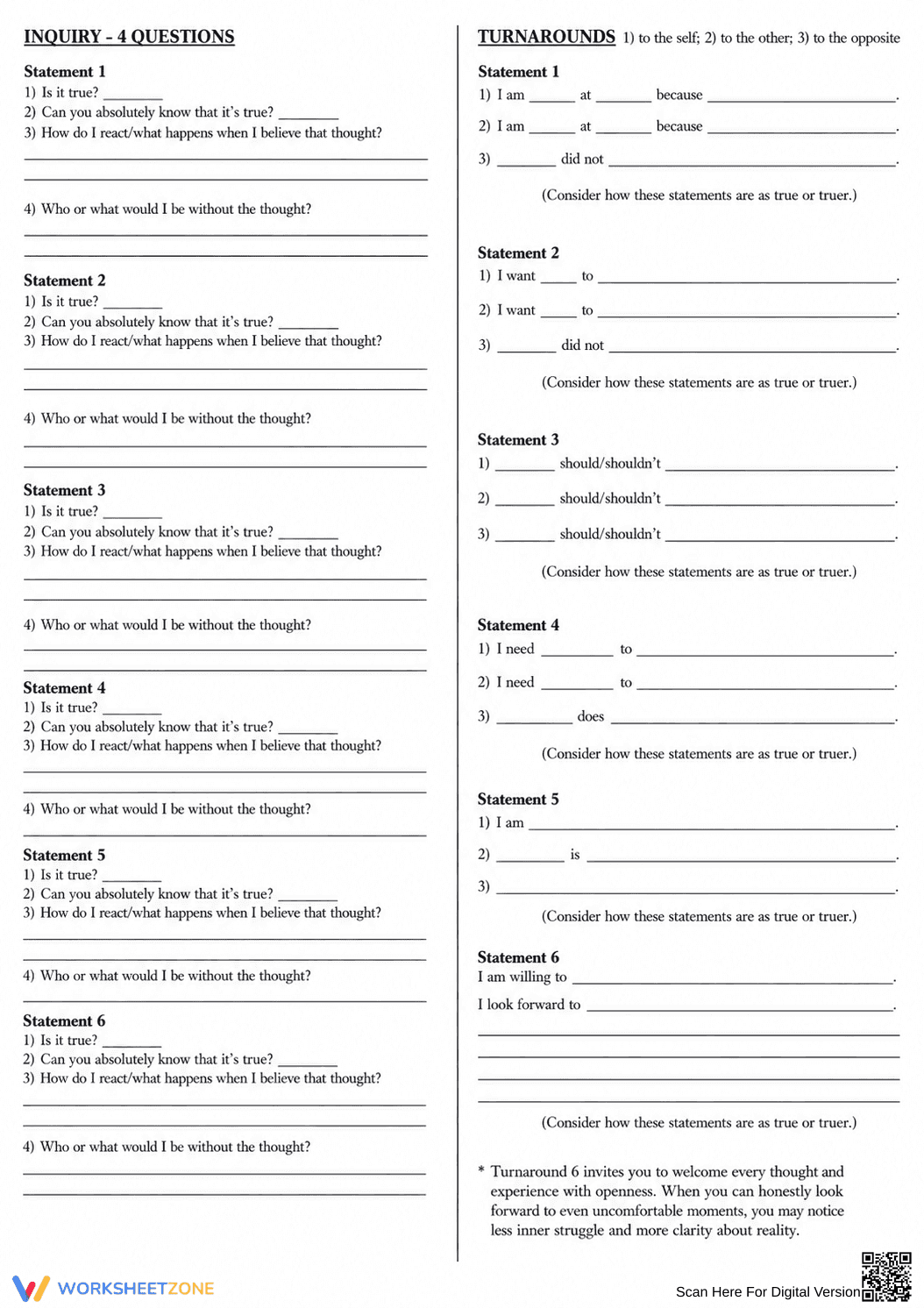 Printable Social Skills Worksheet | Grade 9-12 Reflection - Page 3