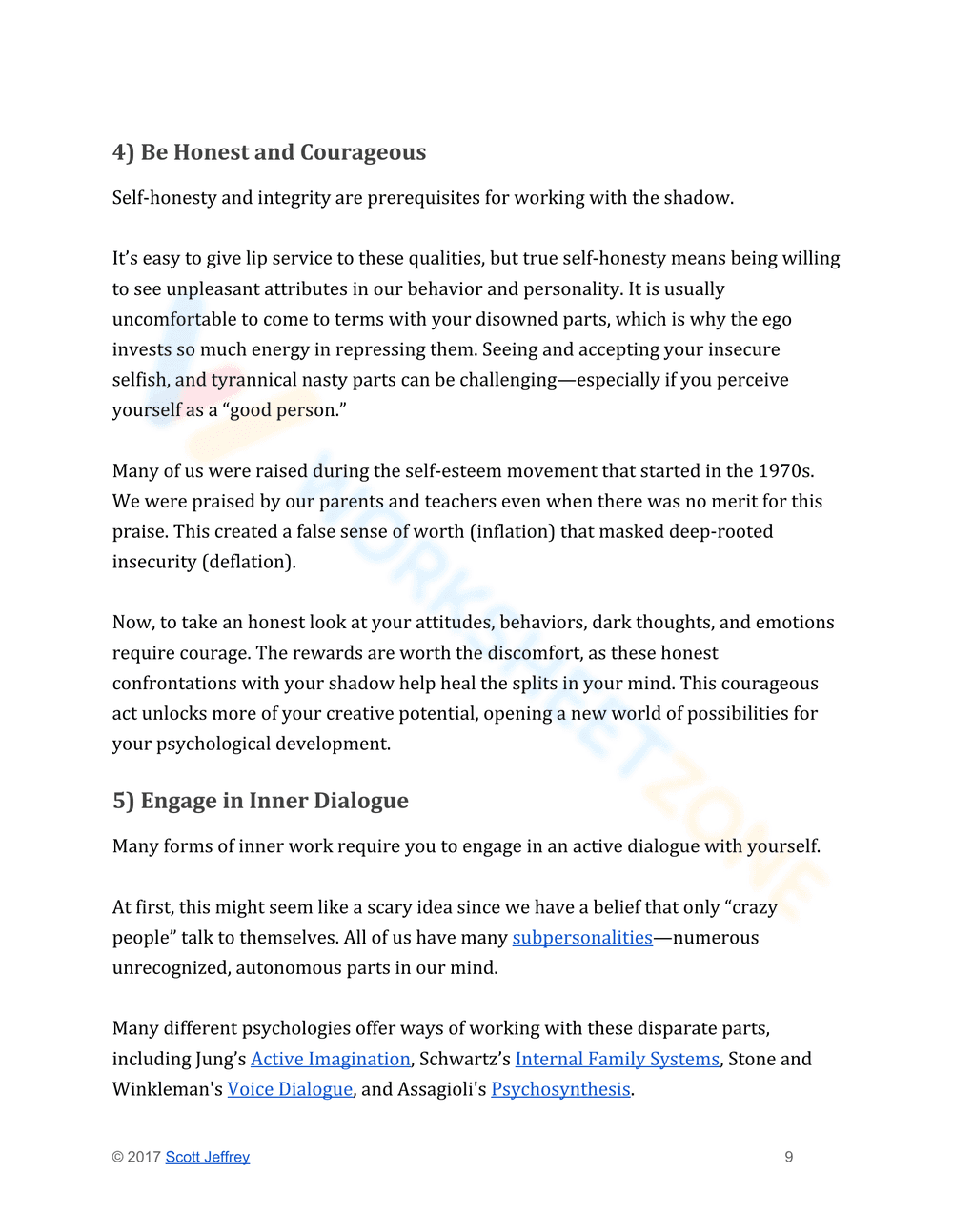 Working With Your Shadow: A Guide - Page 9