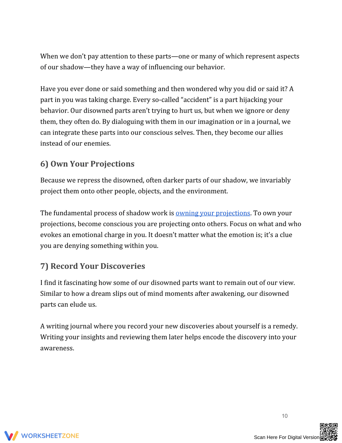 Working With Your Shadow: A Guide - Page 10