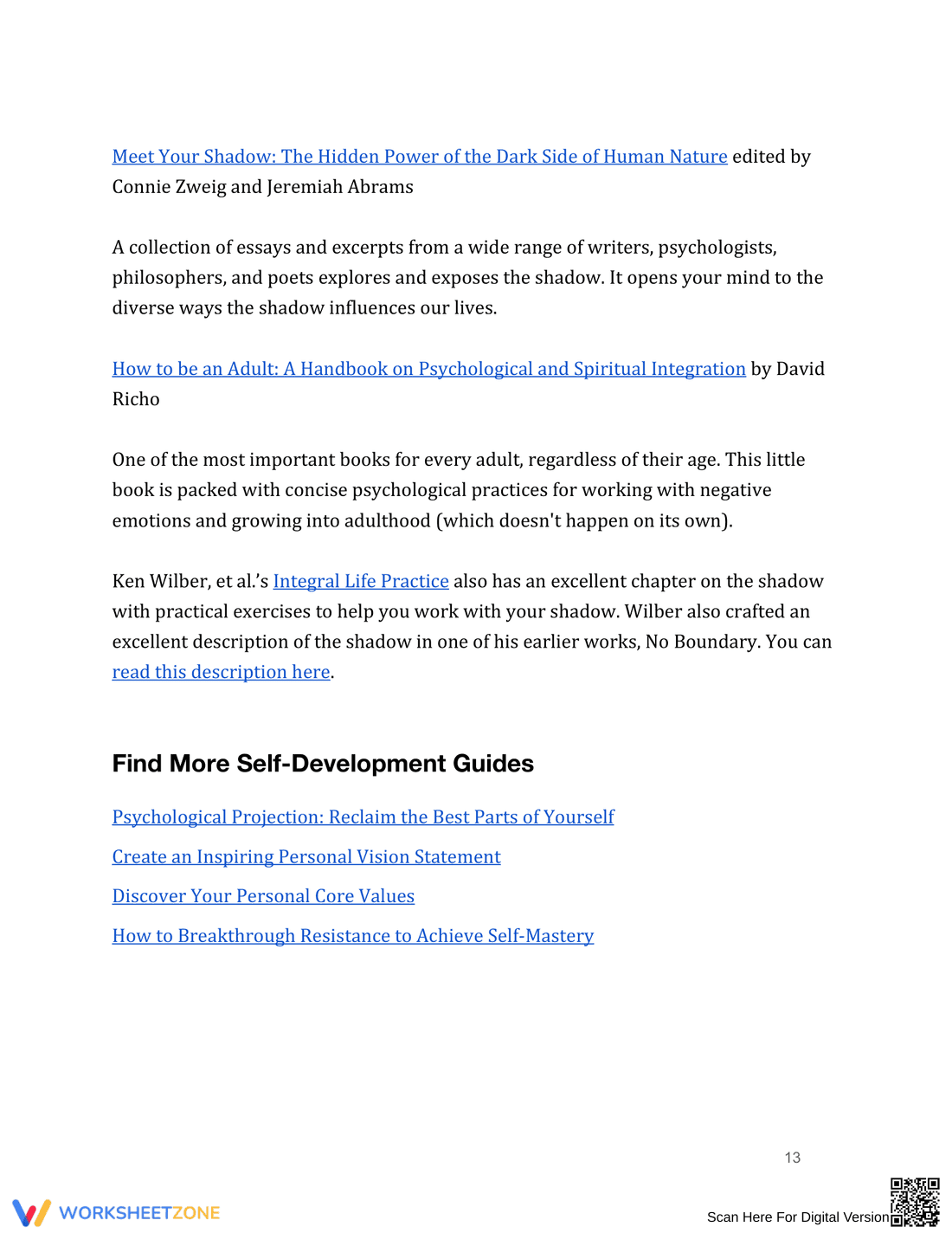 Working With Your Shadow: A Guide - Page 13