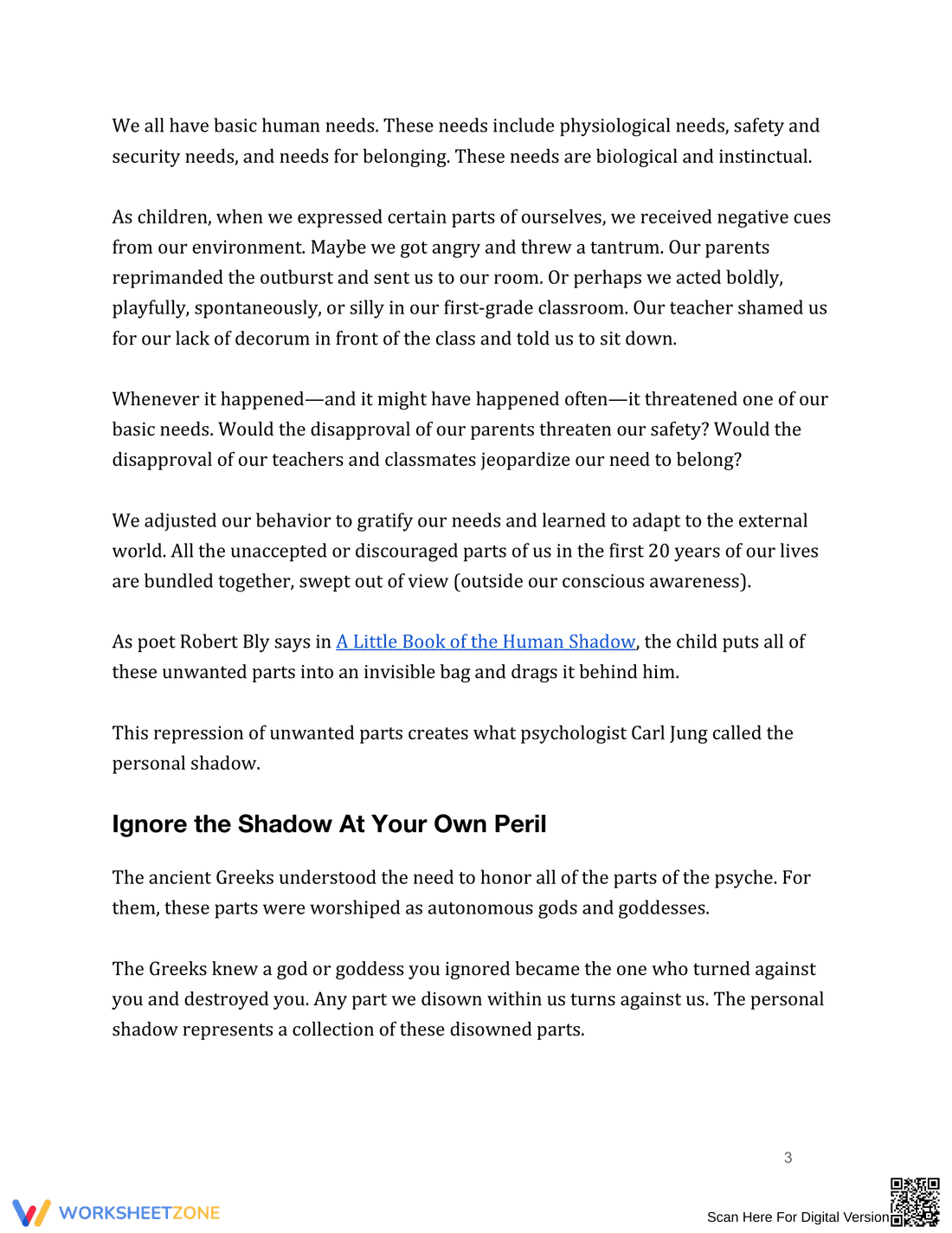 Working With Your Shadow: A Guide - Page 3