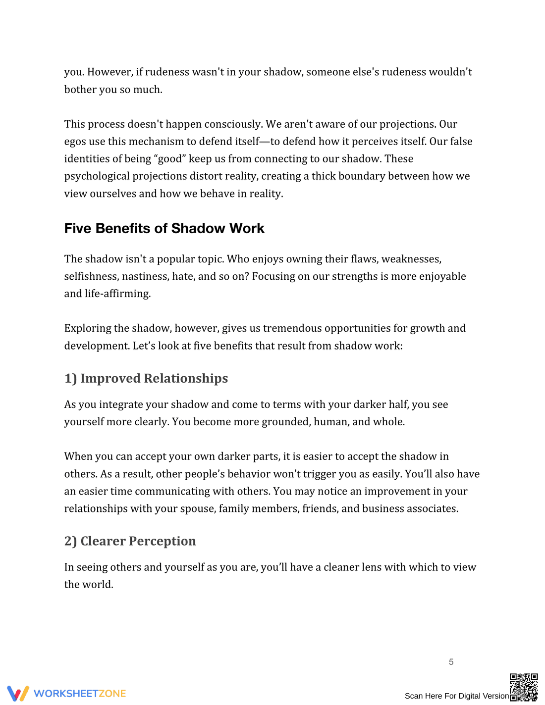 Working With Your Shadow: A Guide - Page 5