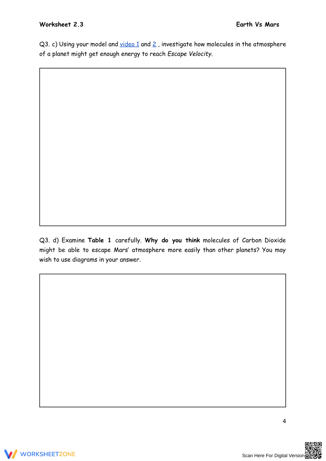Updated Escape Velocity Science Worksheet - Page 4