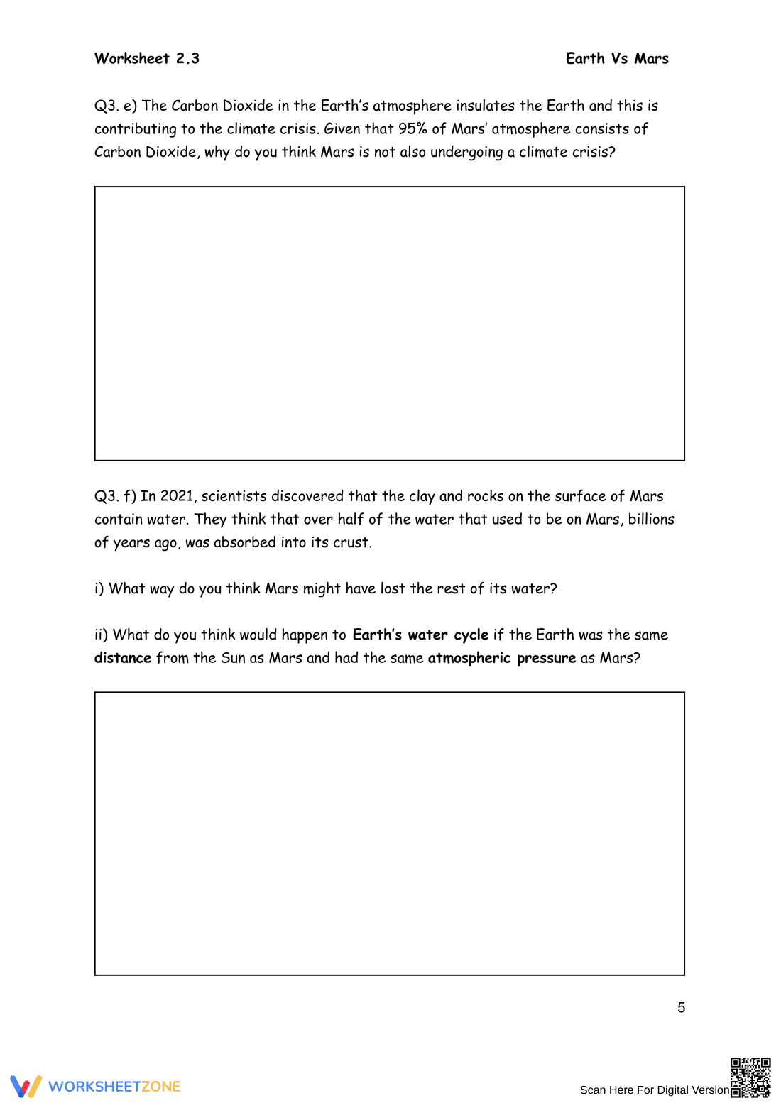 Updated Escape Velocity Science Worksheet - Page 5
