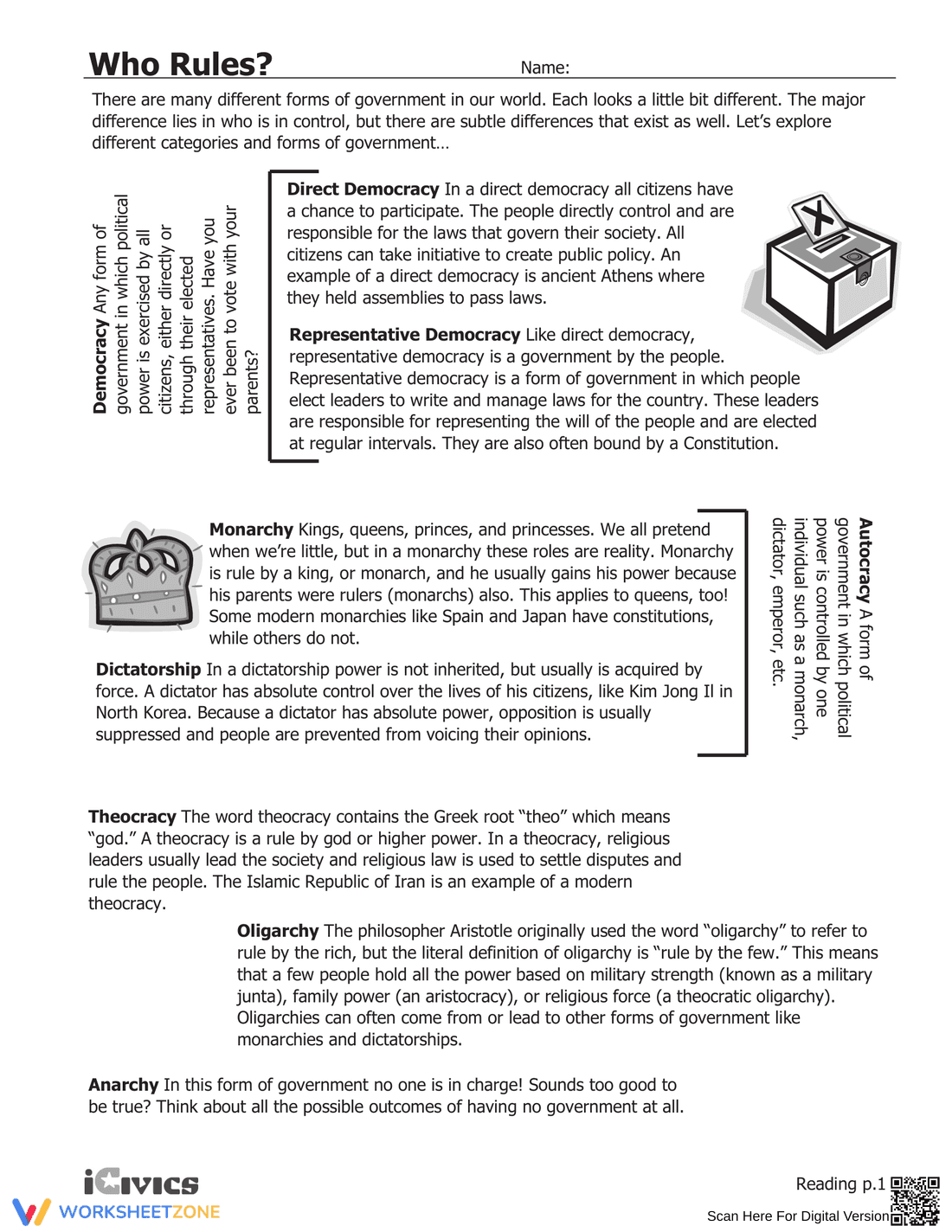 Updated Guide: Who Rules? Exploring Governments - Page 2