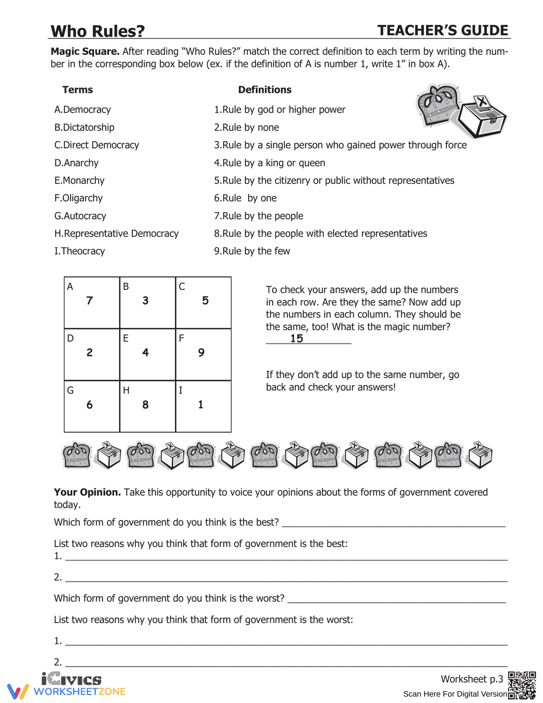 Updated Guide: Who Rules? Exploring Governments - Page 8