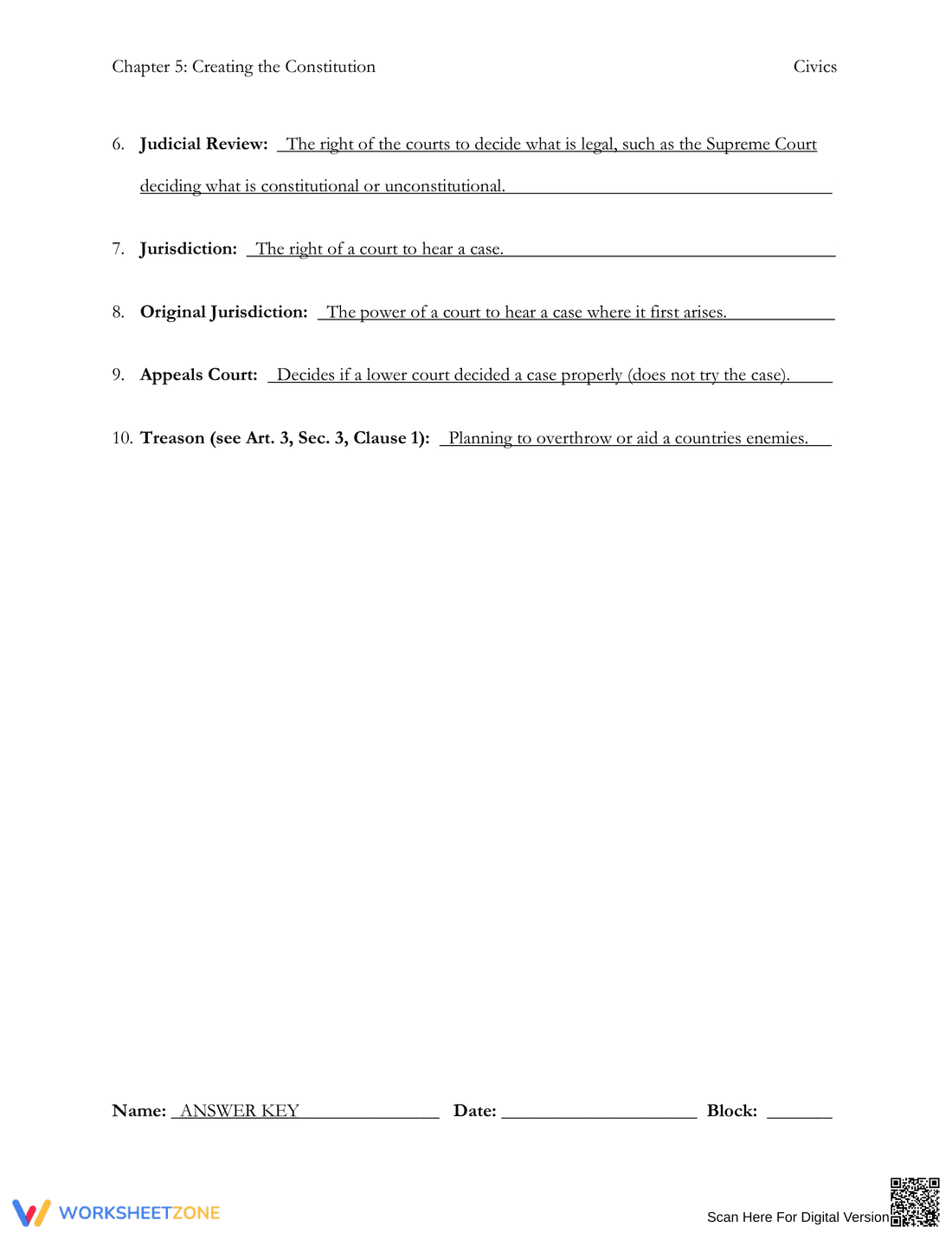 Guided Notes on the Articles of the Constitution - Page 15