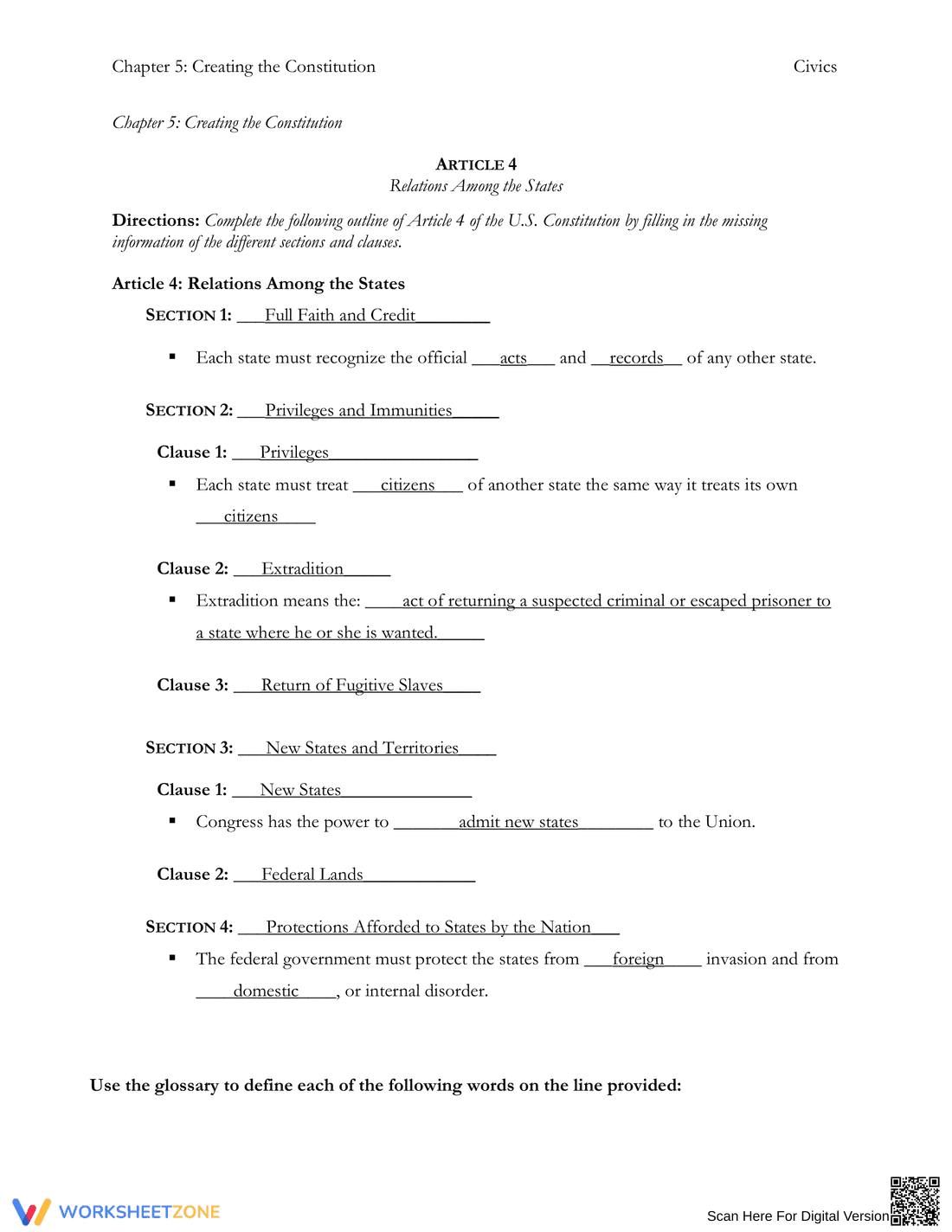 Guided Notes on the Articles of the Constitution - Page 16