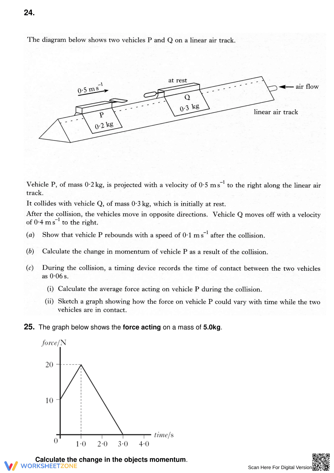 Higher-Level Momentum and Impulse Questions - Page 13