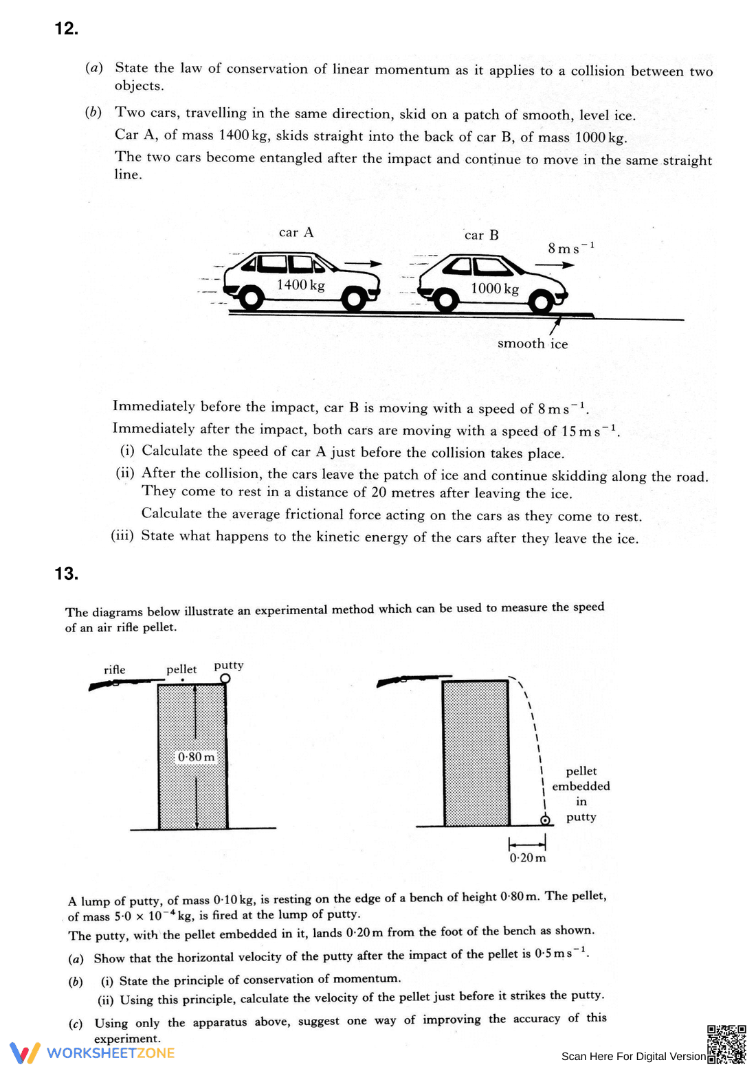 Higher-Level Momentum and Impulse Questions - Page 4