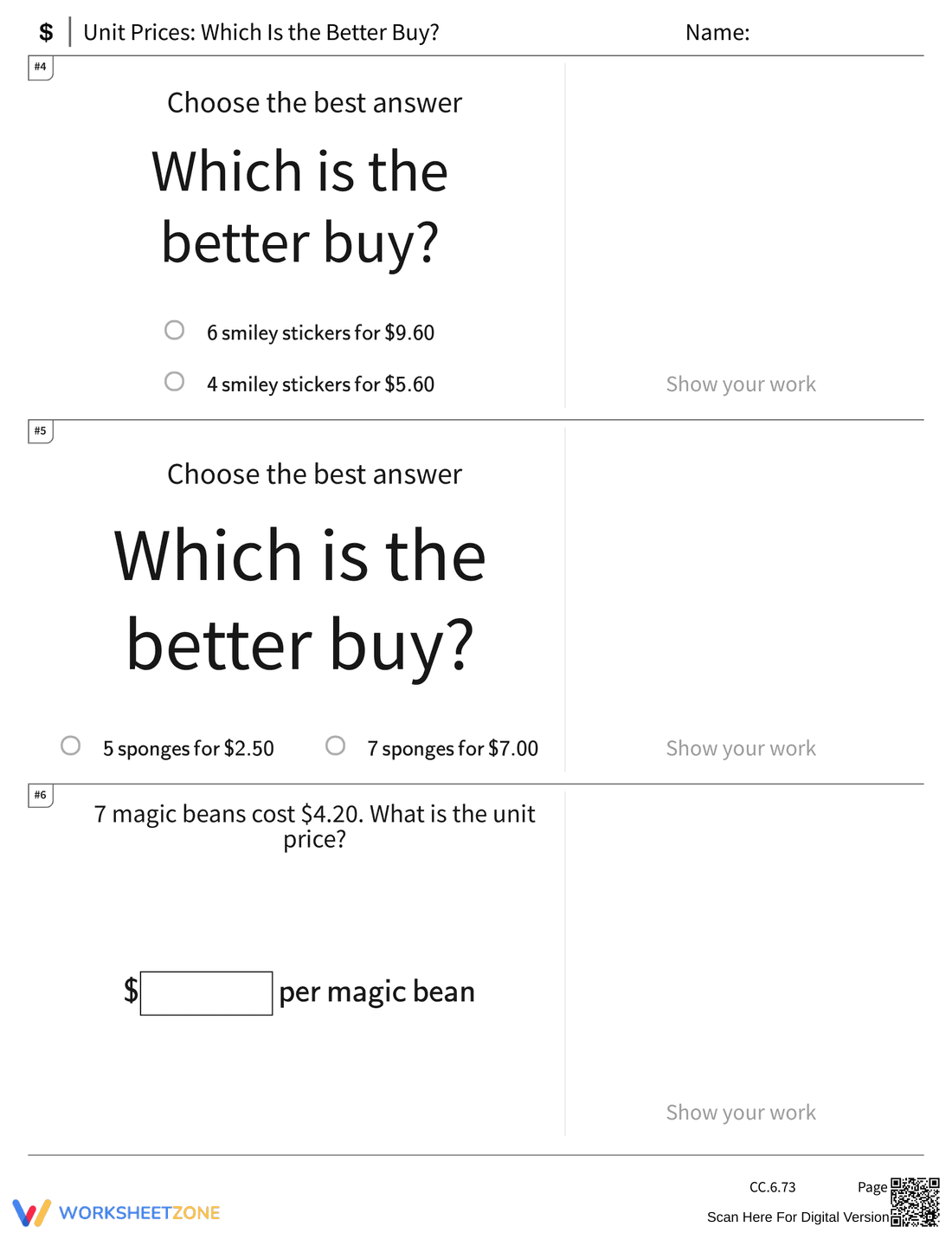 Determine the Better Buy - Page 2